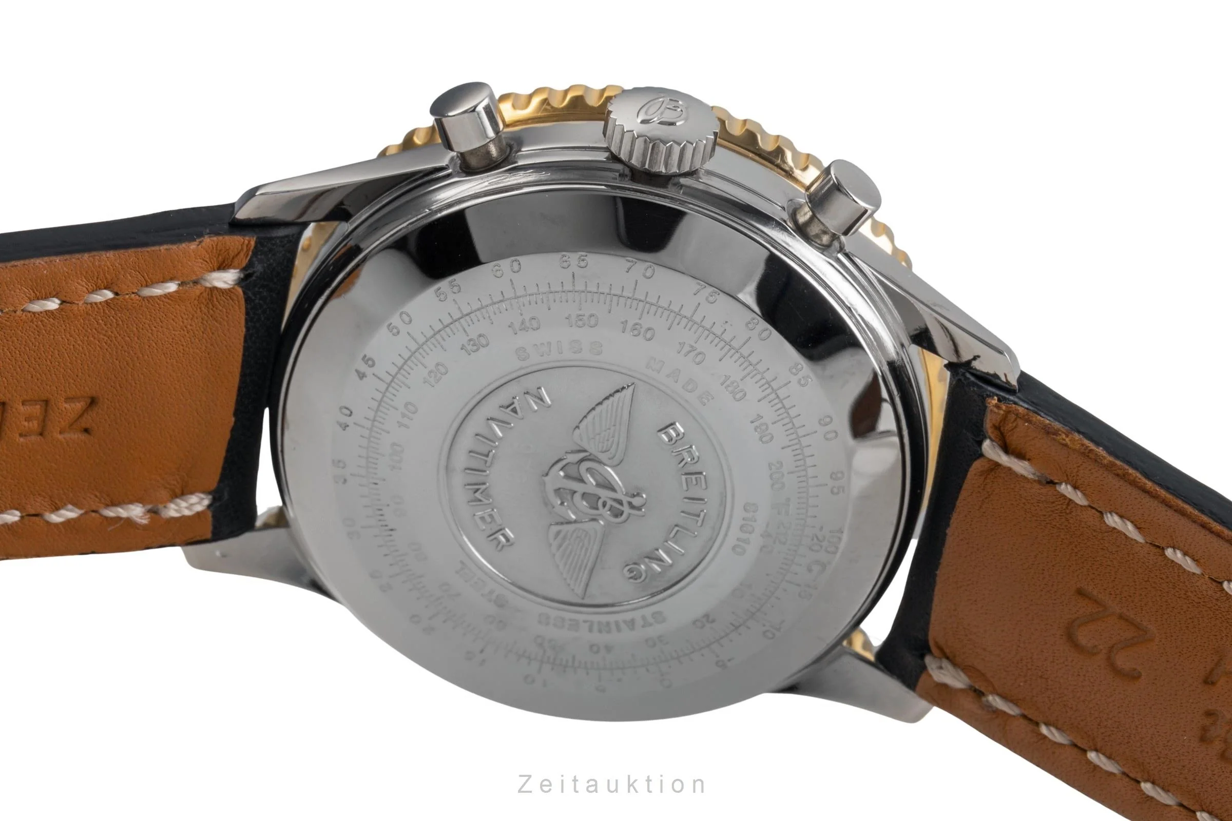 Breitling Navitimer chronograph gilt / steel automatic men's watch 81610  [2503228] - Image 13