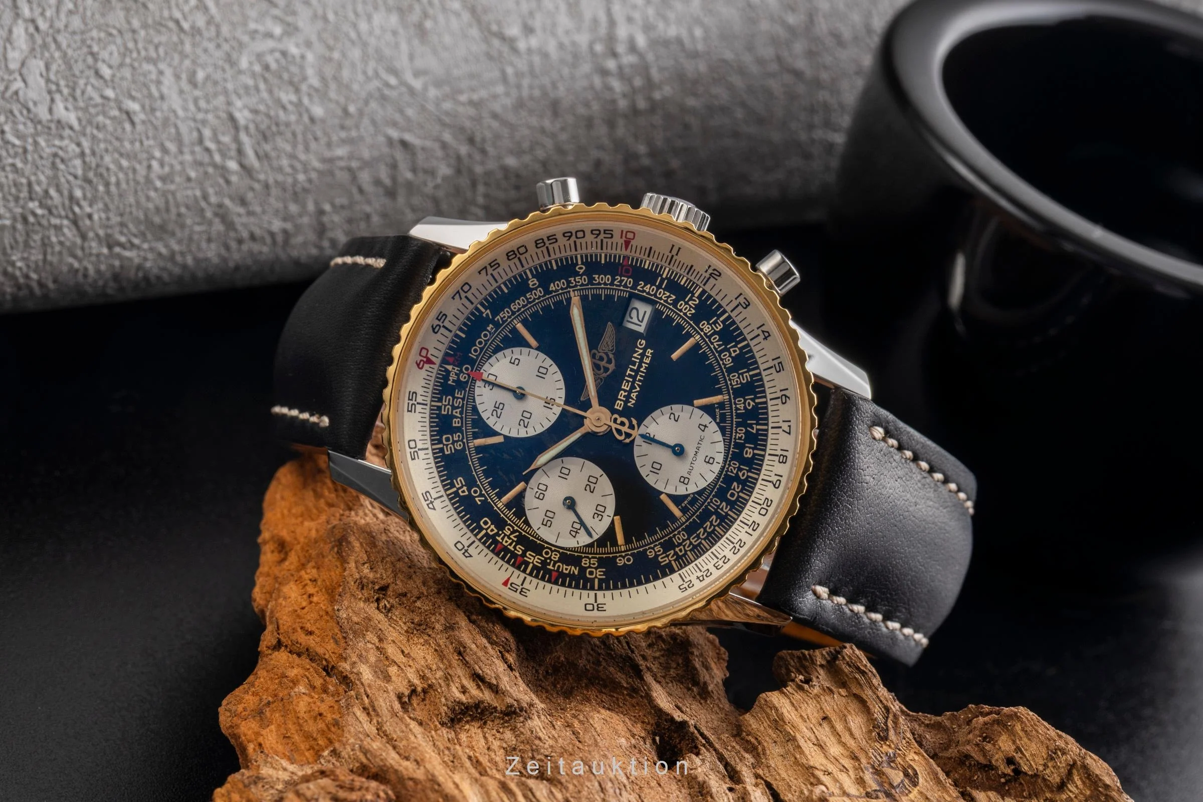 Breitling Navitimer chronograph gilt / steel automatic men's watch 81610  [2503228] - Image 3