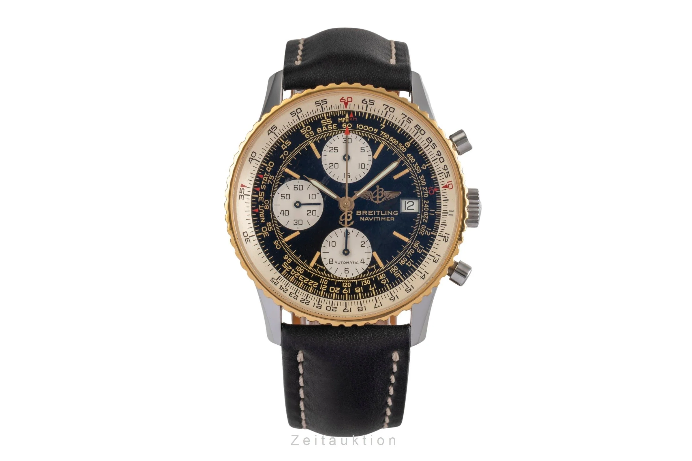 Breitling Navitimer chronograph gilt / steel automatic men's watch 81610  [2503228] - Image 5