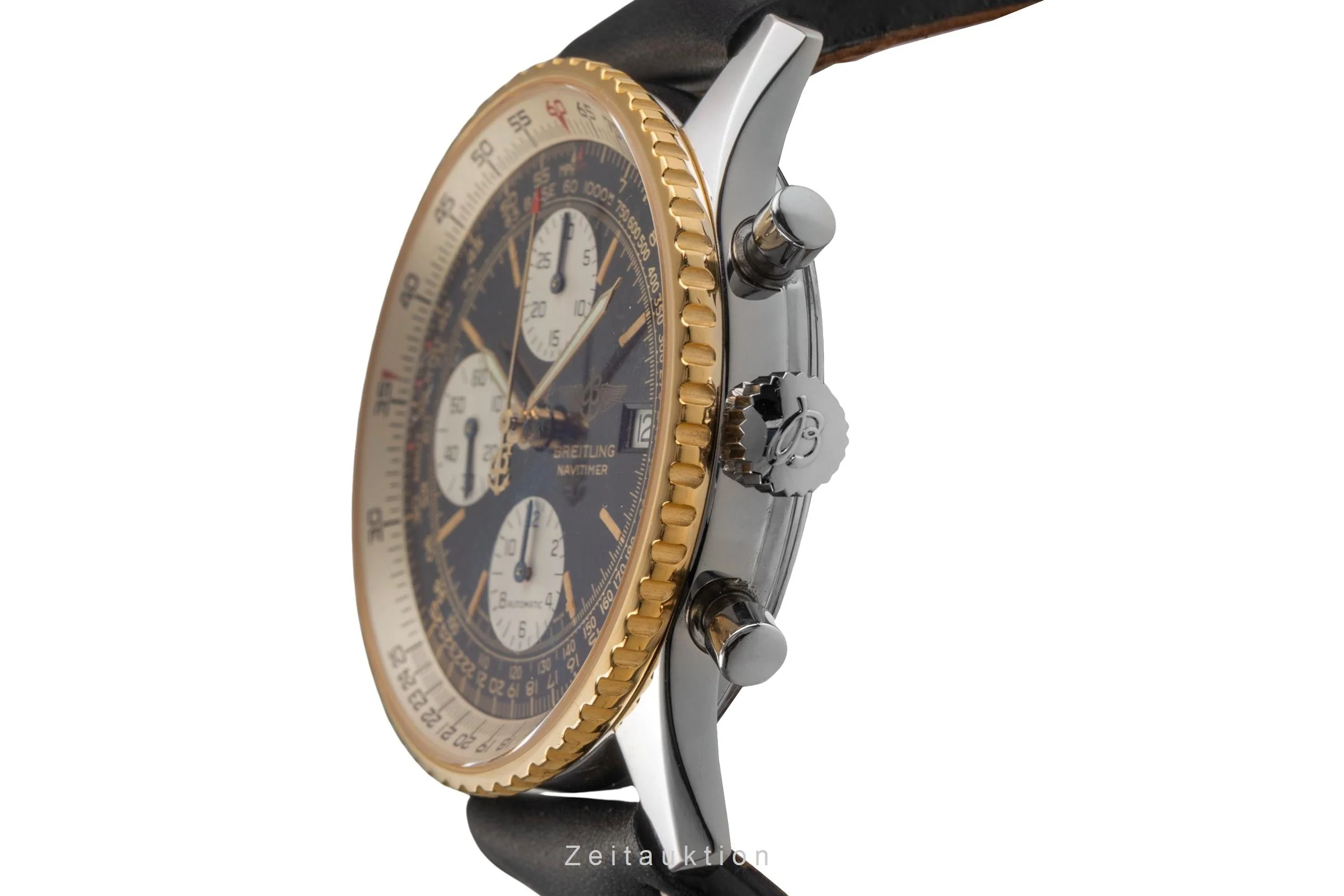 Breitling Navitimer chronograph gilt / steel automatic men's watch 81610  [2503228] - Image 7