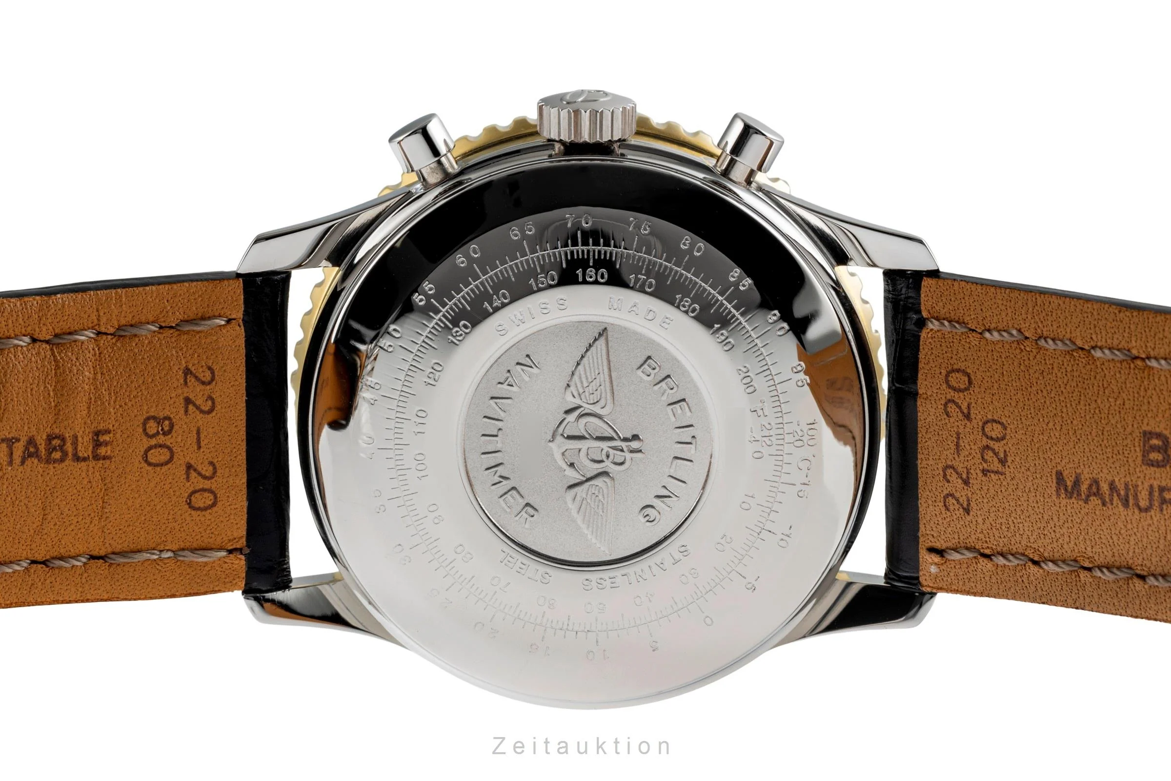 Breitling Navitimer chronograph gilt / steel automatic men's watch 81610  [2504456] - Image 11