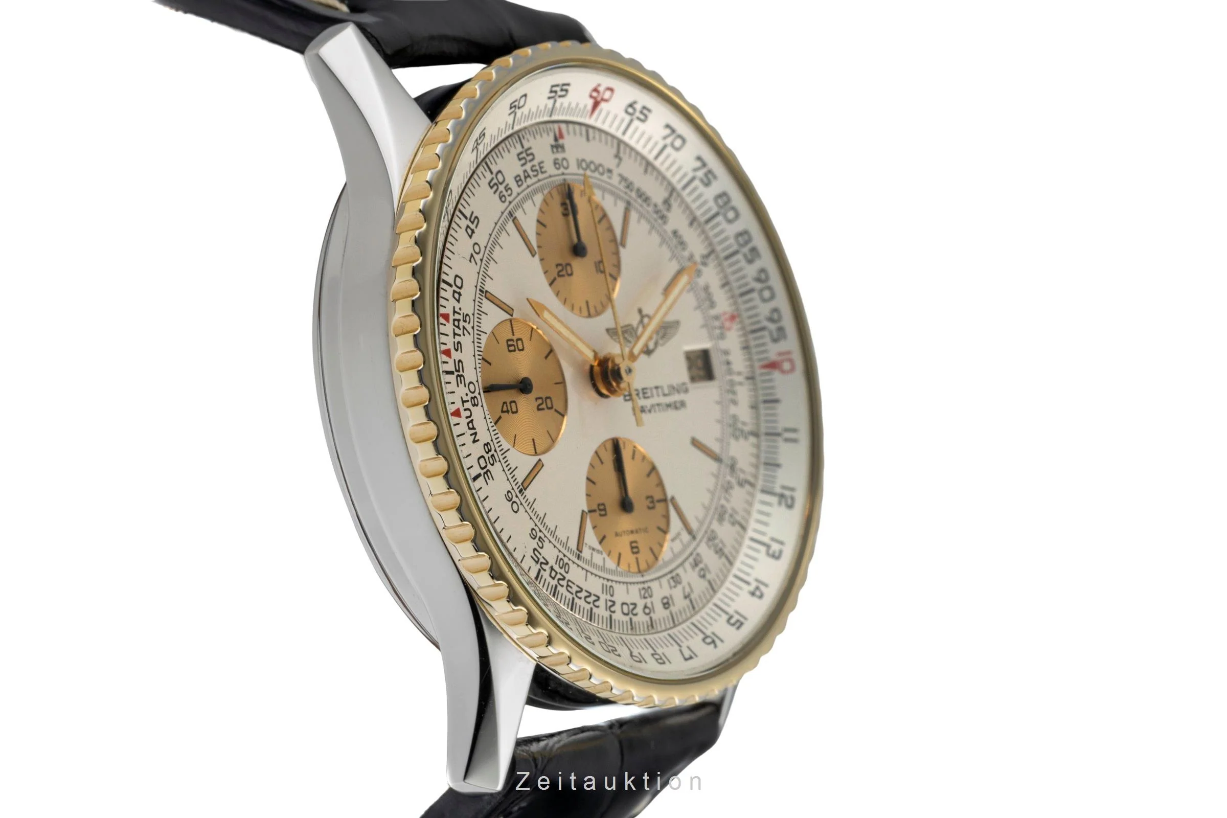 Breitling Navitimer chronograph gilt / steel automatic men's watch 81610  [2504456] - Image 8