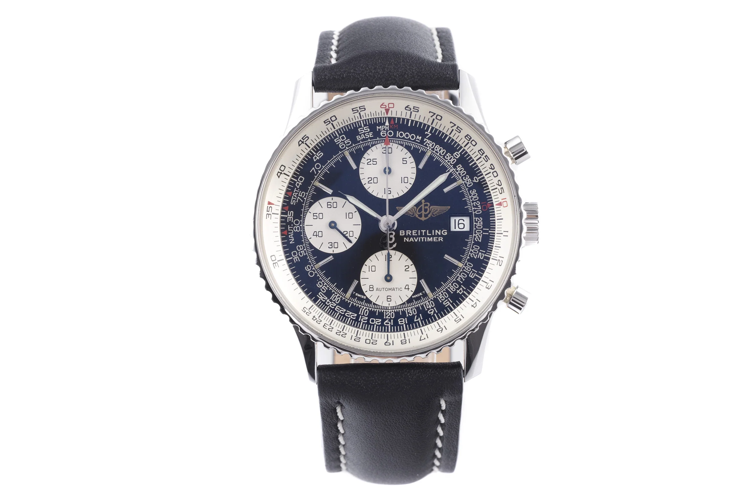 Breitling Navitimer chronograph steel automatic men's watch 81610 LP: 8300EUR  [2200680] - Image 4