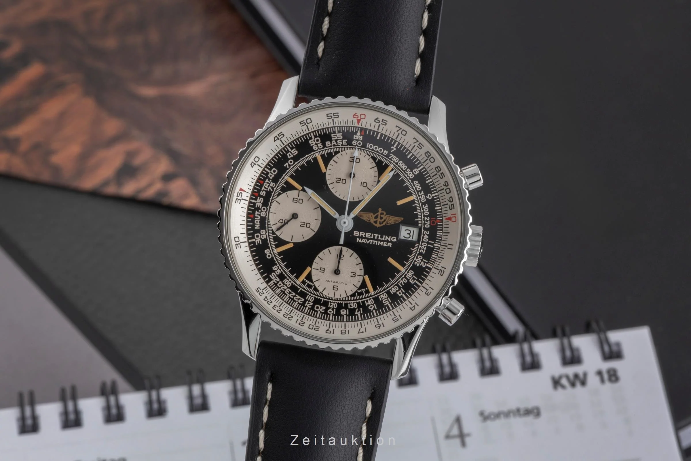 Breitling Navitimer chronograph steel automatic men's watch 81610  [2502577] - Image 2