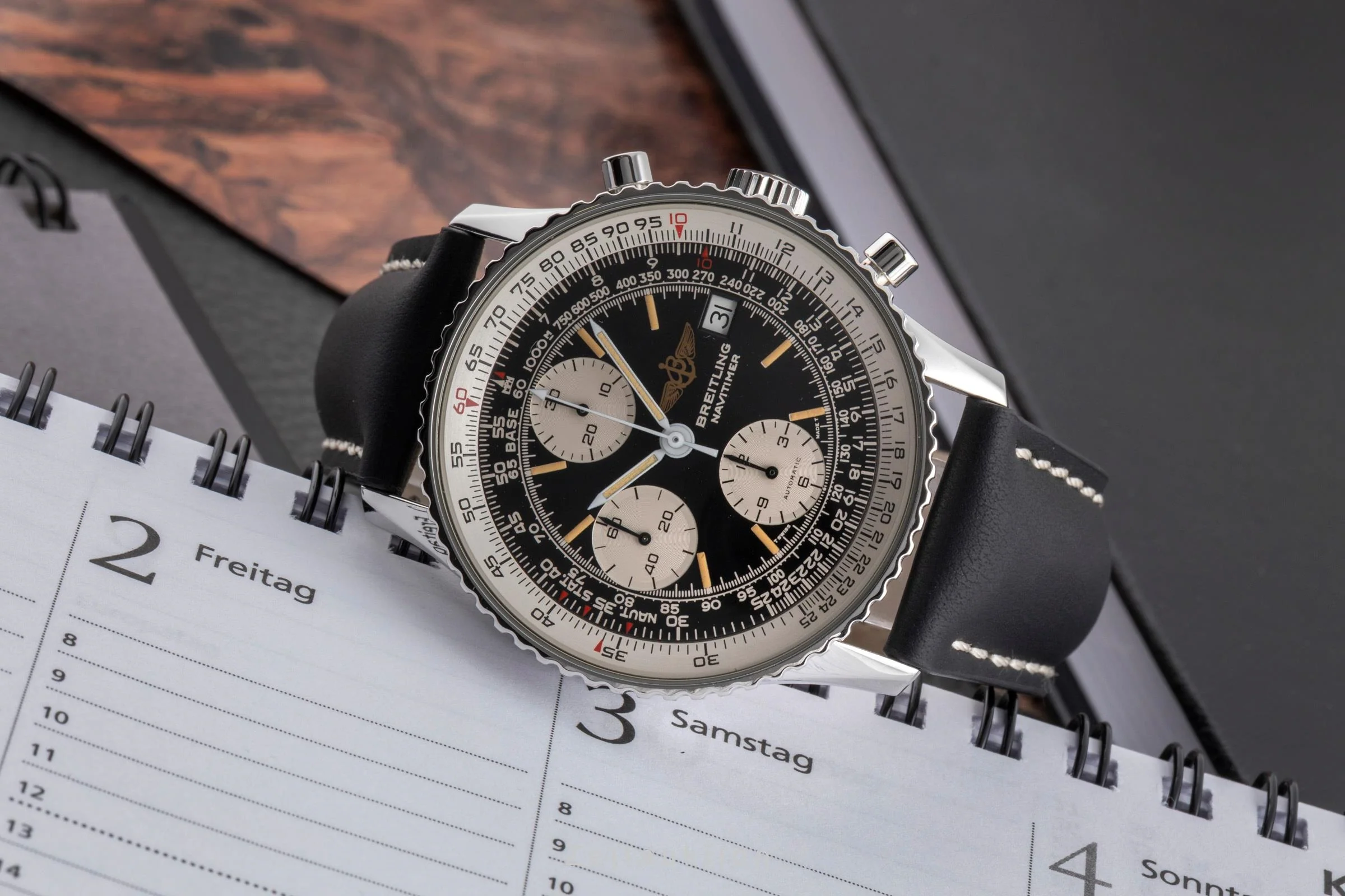Breitling Navitimer chronograph steel automatic men's watch 81610  [2502577] - Image 3