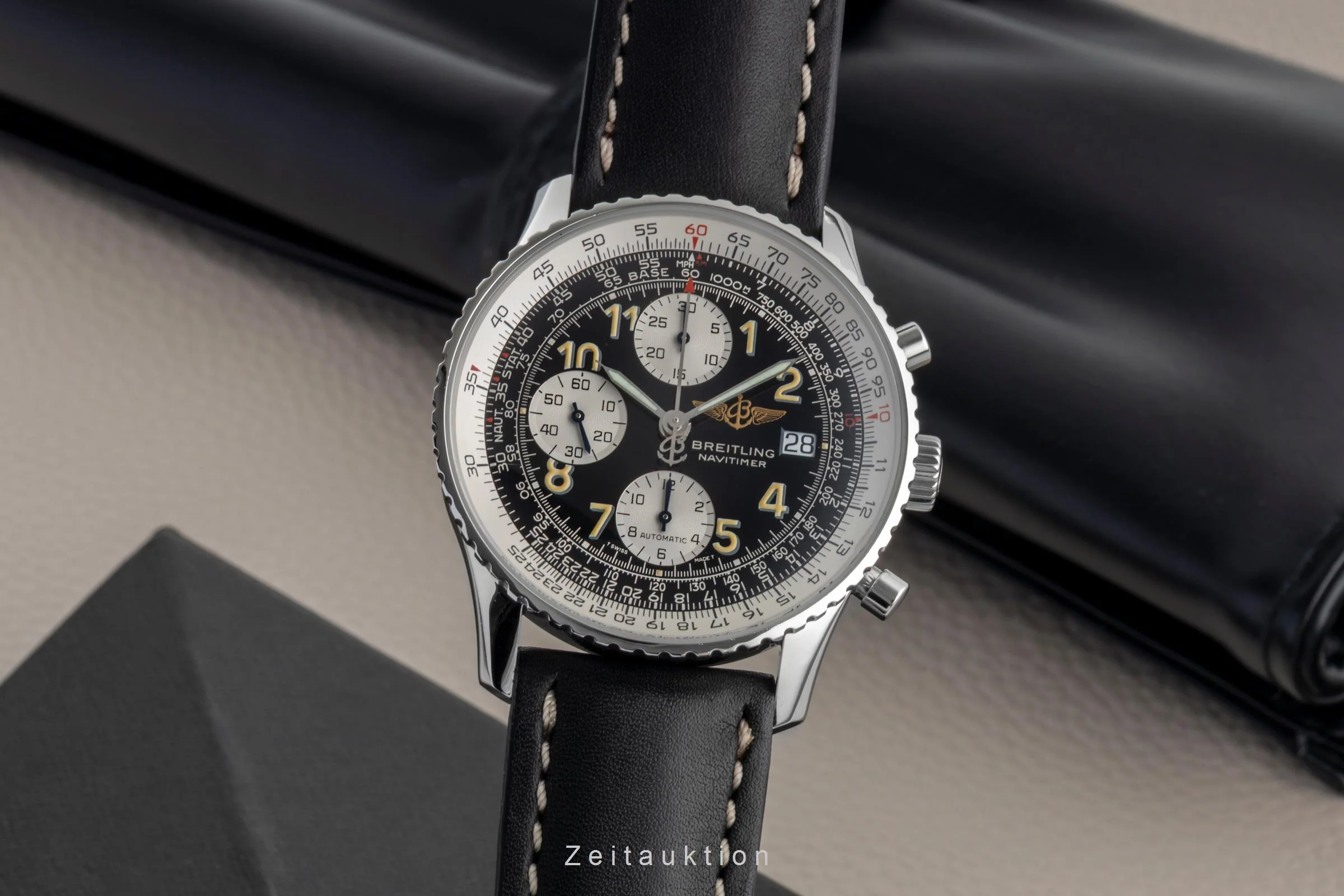 Breitling Navitimer chronograph steel automatic men's watch A13022.1 LP: 9500EUR  [2600375] - Image 2