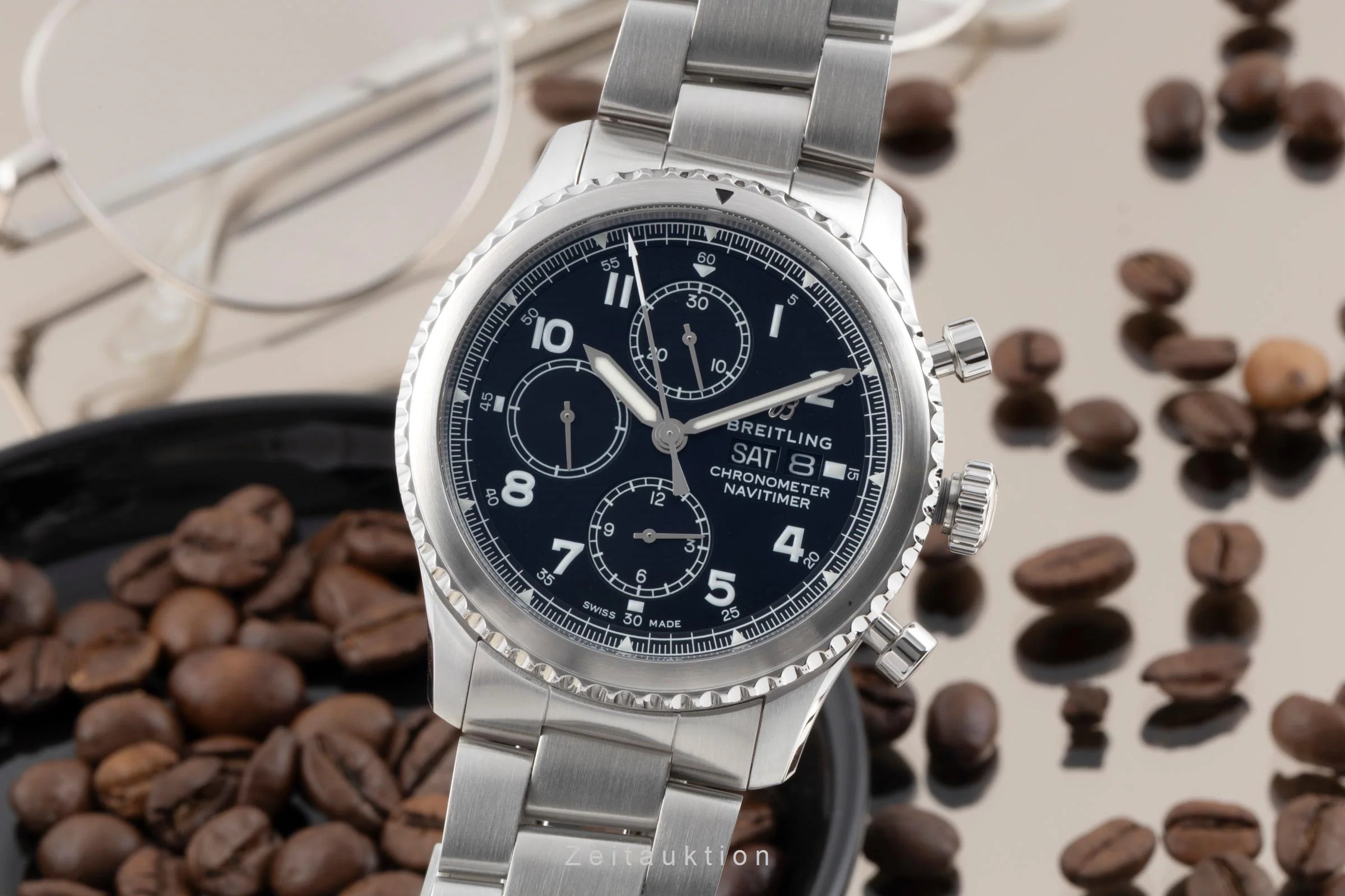 Breitling Navitimer chronograph steel automatic men's watch A13314101B1A1  [2601158] - Image 2