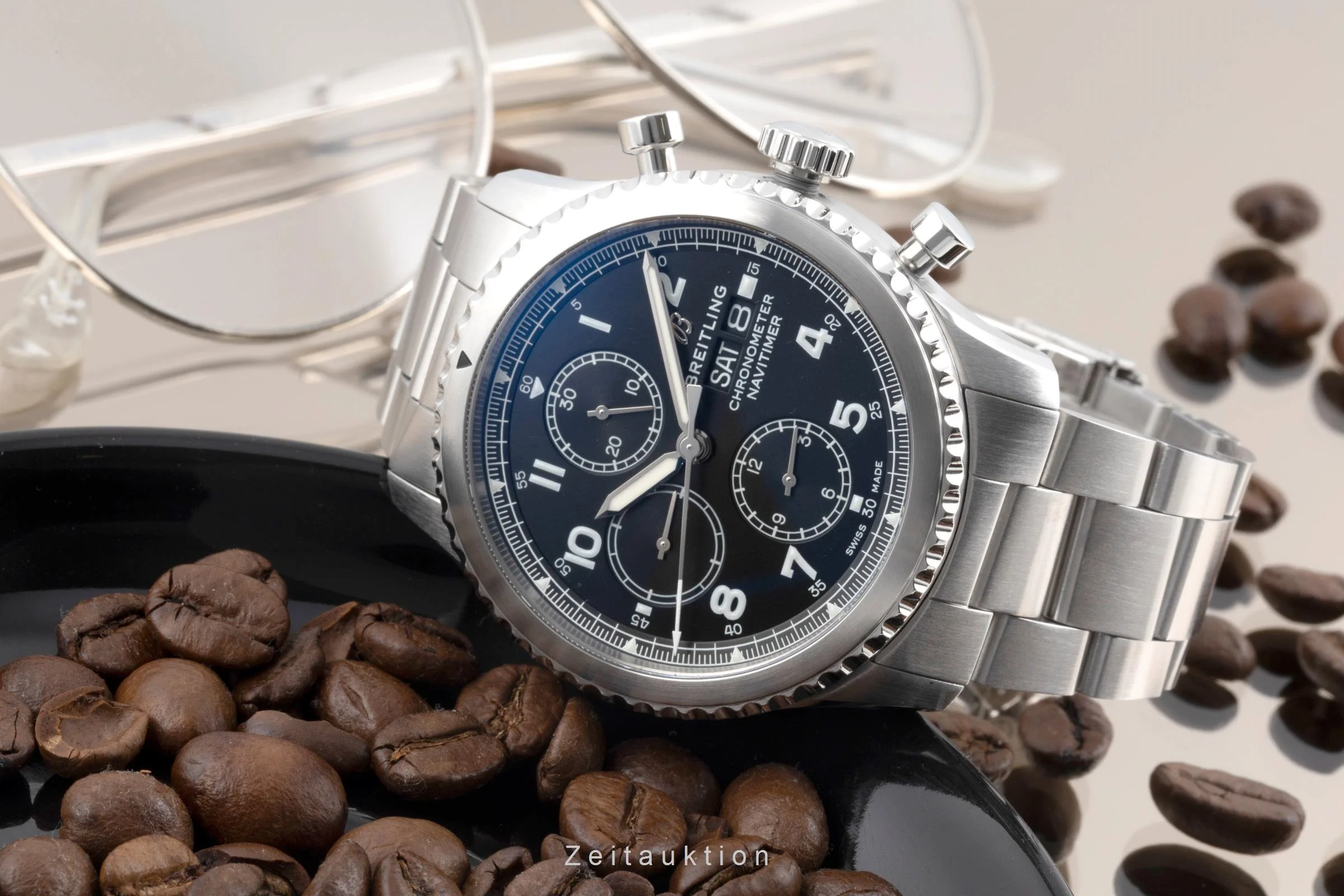 Breitling Navitimer chronograph steel automatic men's watch A13314101B1A1  [2601158] - Image 3