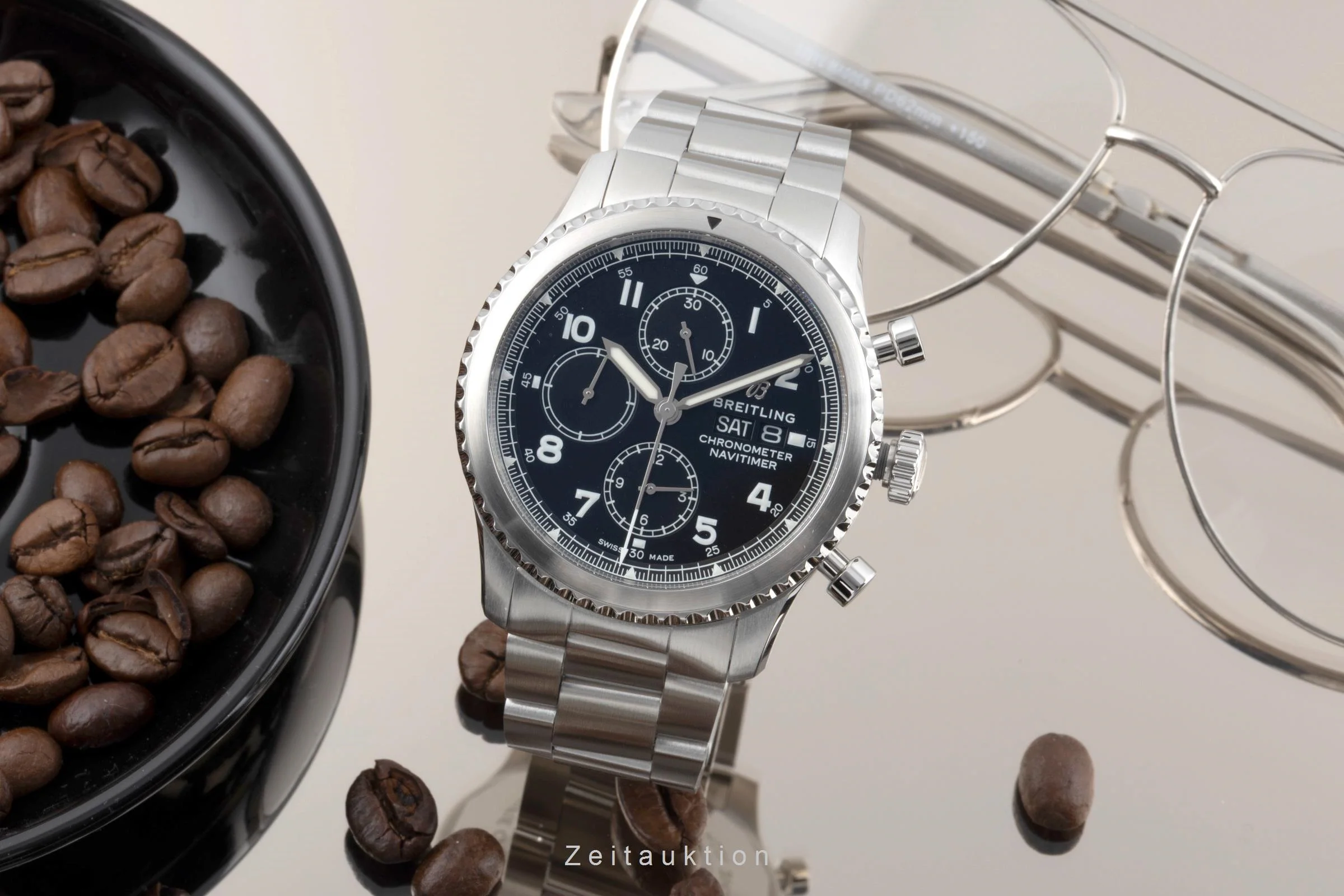 Breitling Navitimer chronograph steel automatic men's watch A13314101B1A1  [2601158] - Image 4