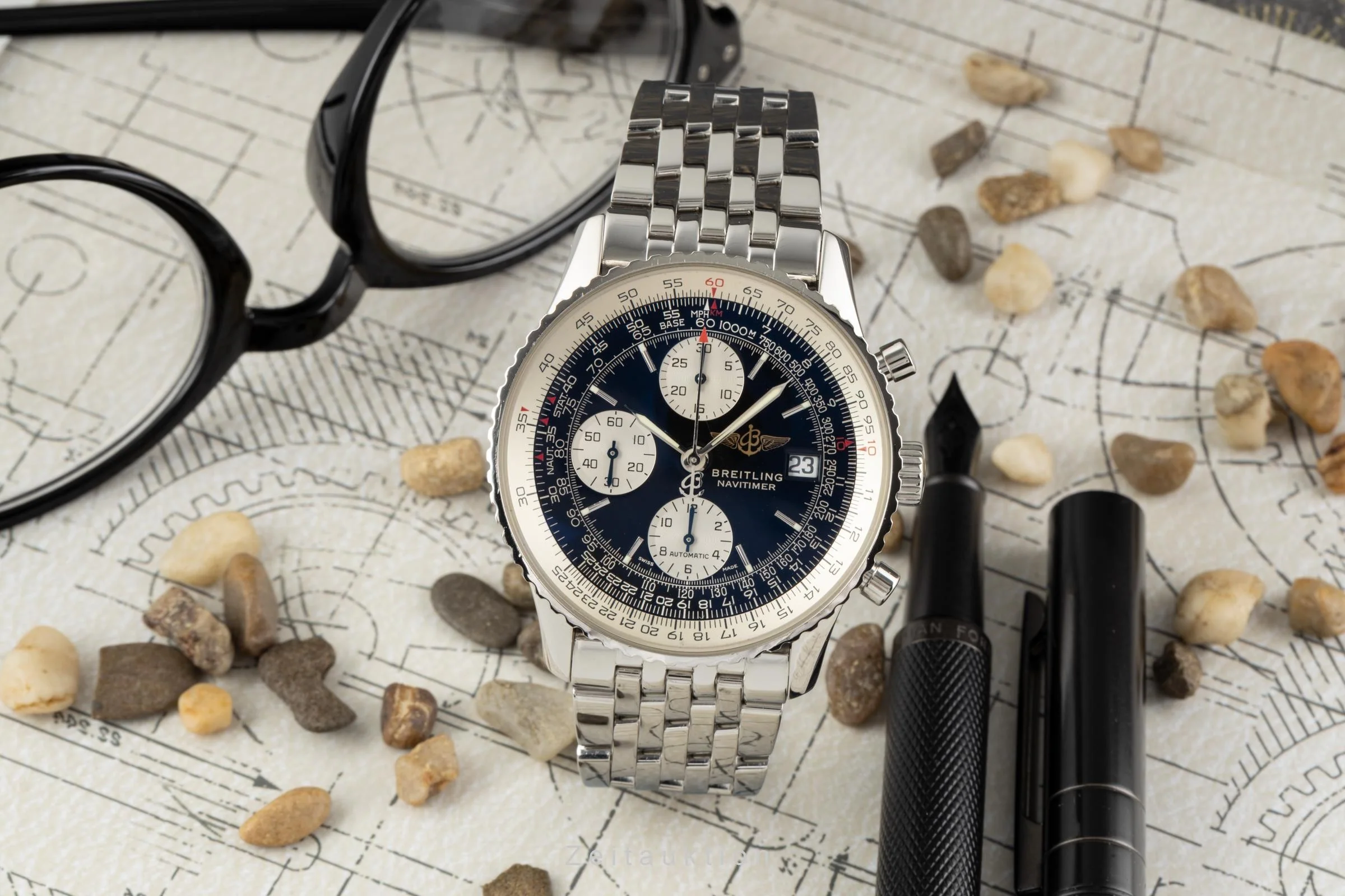 Breitling Navitimer chronograph steel automatic men's watch A13322 LP: 9050EUR  [2302552] - Image 3