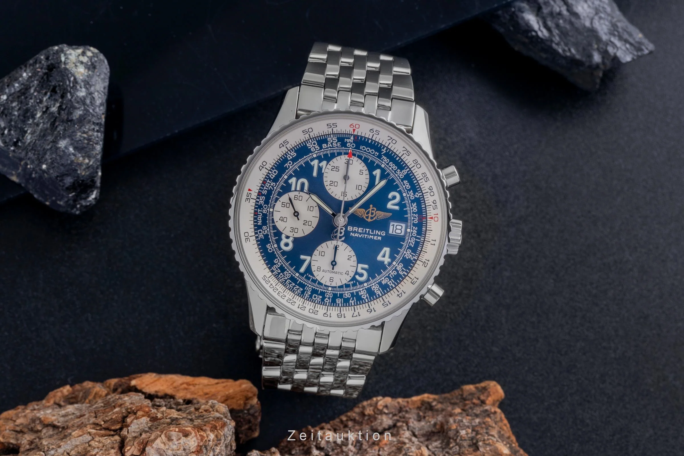 Breitling Navitimer chronograph steel automatic men's watch A13322  [2600275] - Image 4