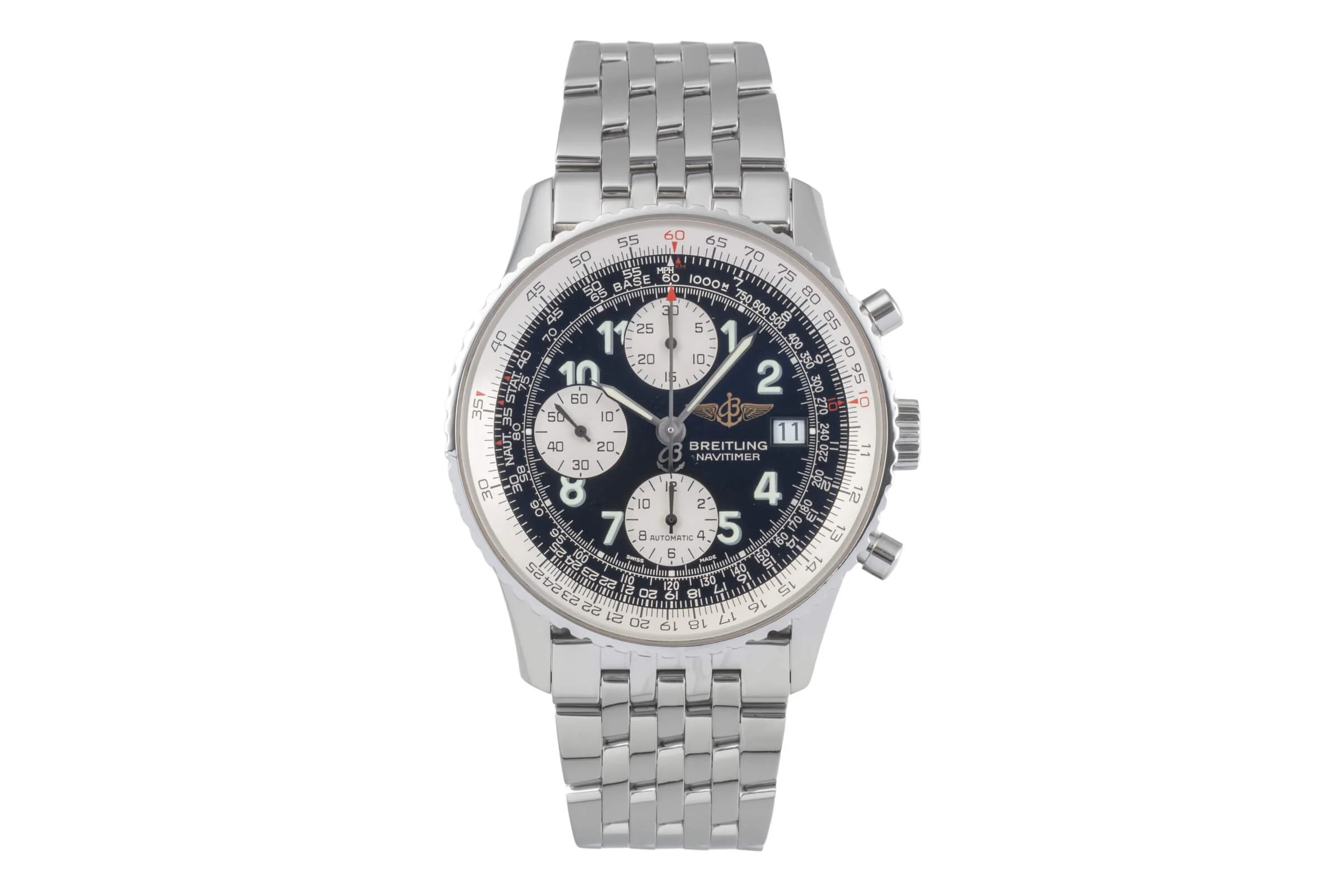 Breitling Navitimer chronograph steel automatic men's watch A1332212/B503 LP: 9400EUR  [2500781] - Image 5