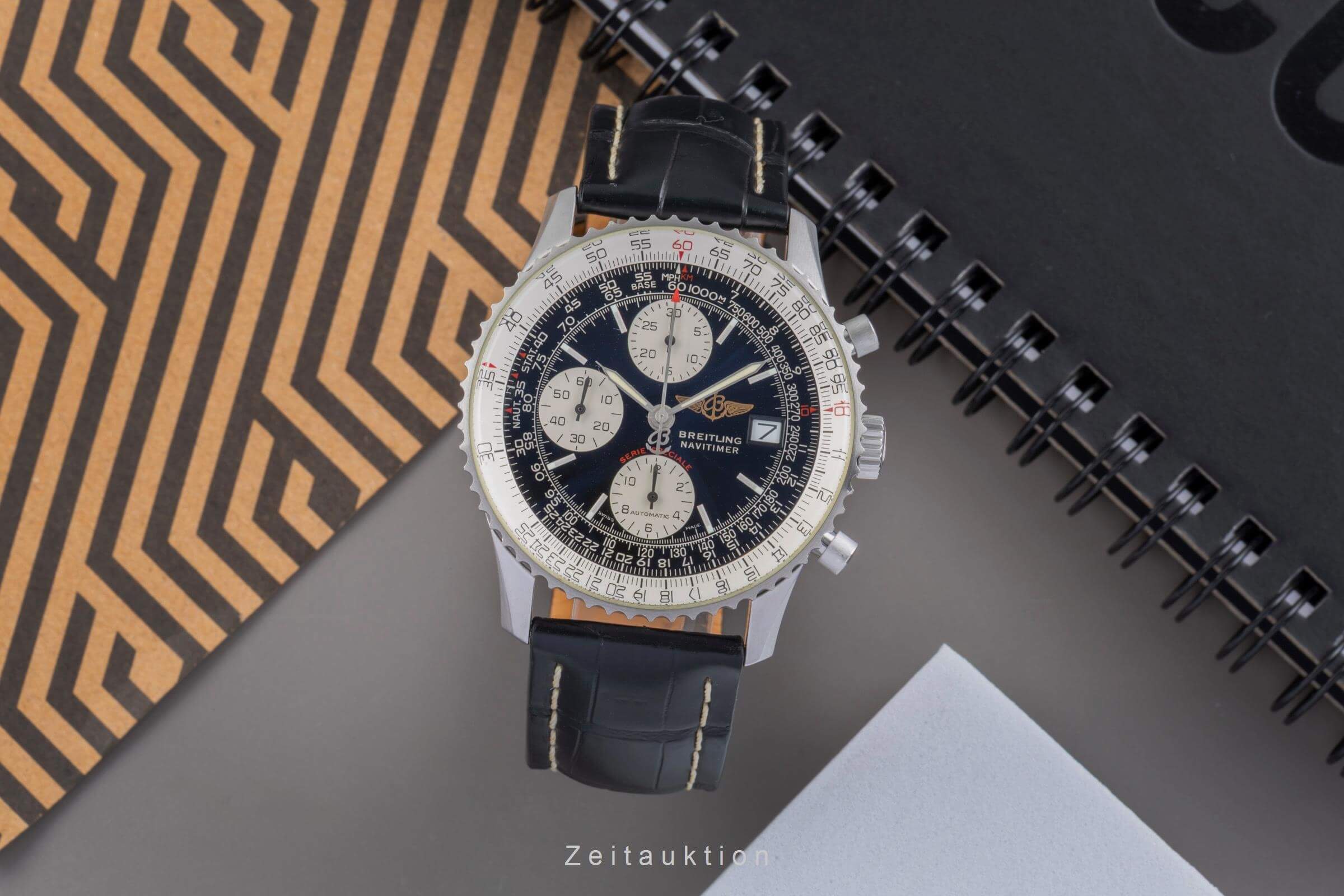Breitling Navitimer chronograph steel automatic men's watch A13330-0111  [2502332] - Image 4