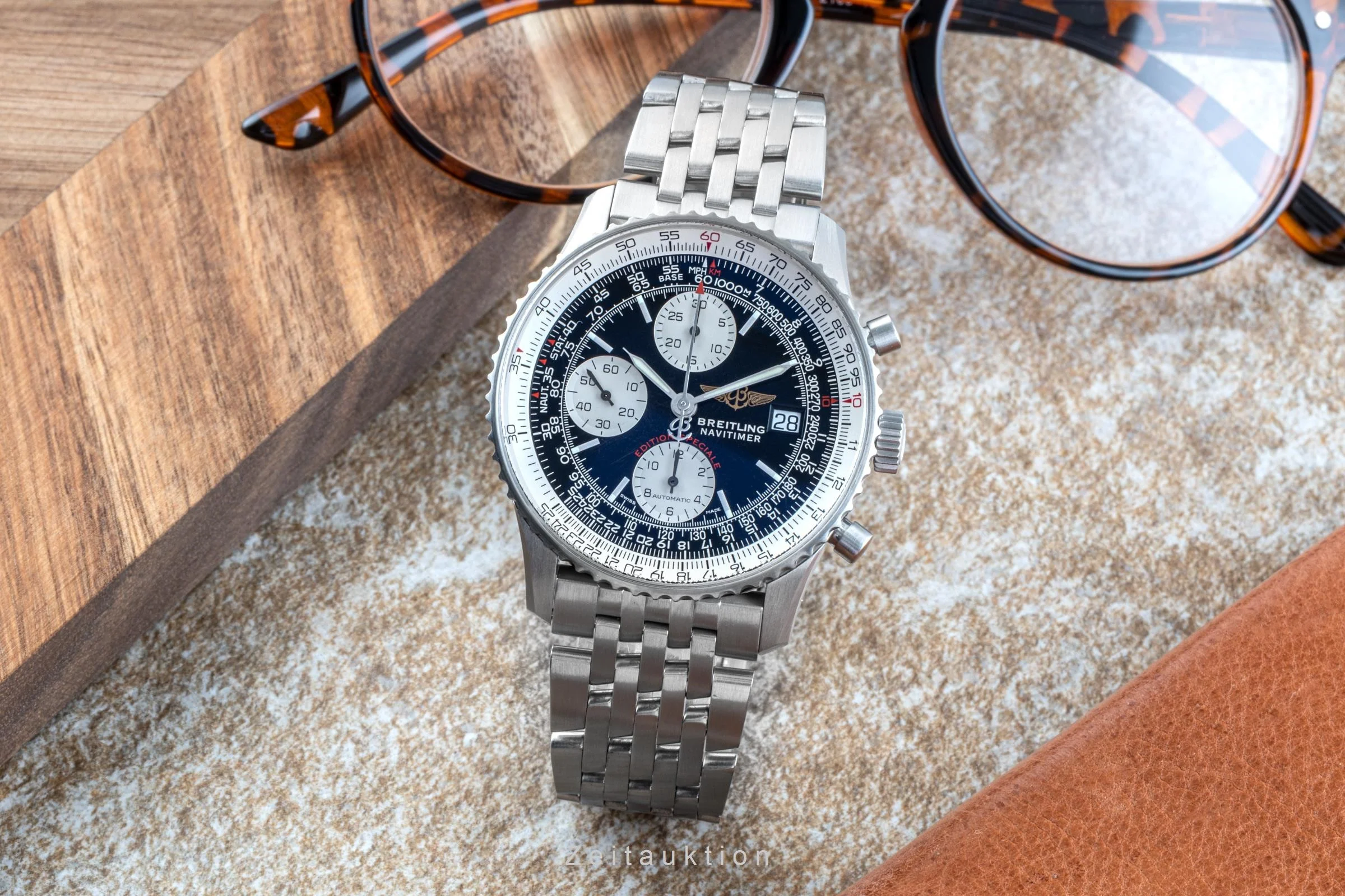 Breitling Navitimer chronograph steel automatic men's watch A13330 LP: 8850EUR  [2206631] - Image 2