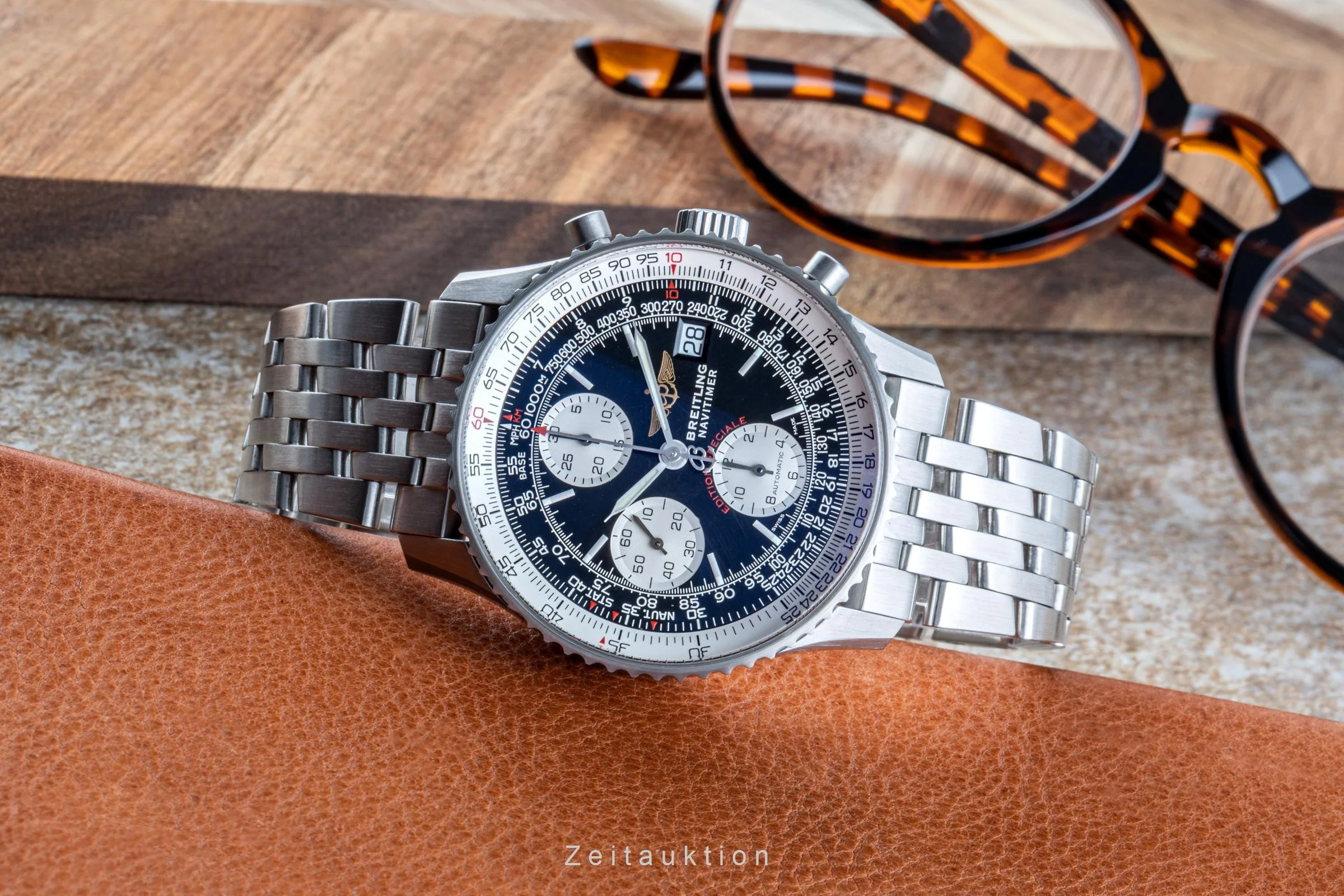 Breitling Navitimer chronograph steel automatic men's watch A13330 LP: 8850EUR  [2206631] - Image 3