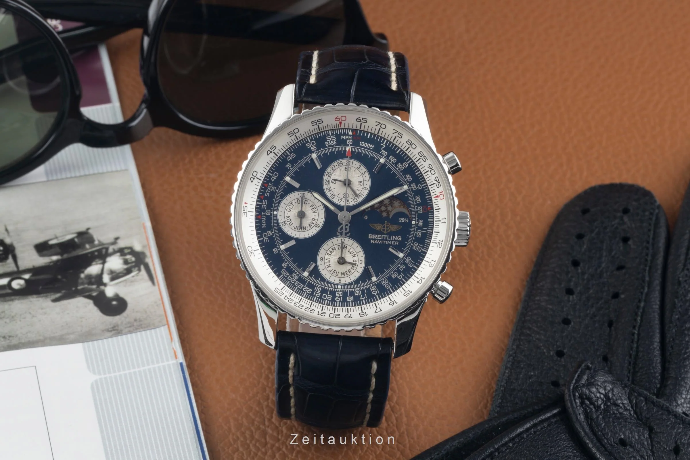 Breitling Navitimer chronograph steel automatic men's watch A19340  [2500672] - Image 4