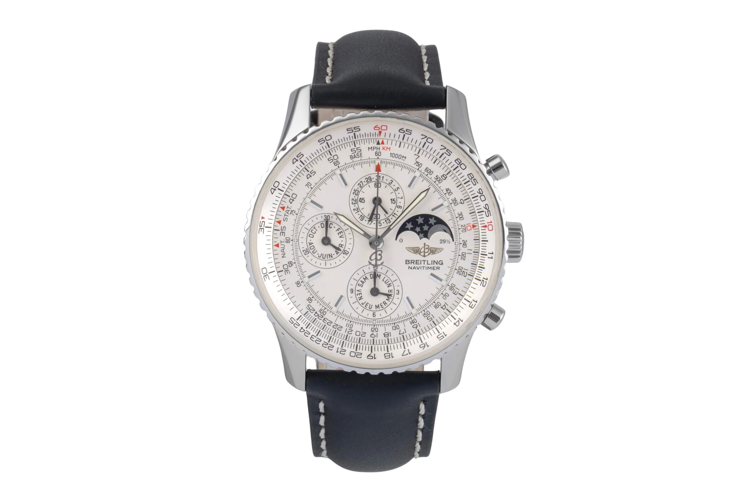 Breitling Navitimer chronograph steel automatic men's watch A19340  [2501125] - Image 5