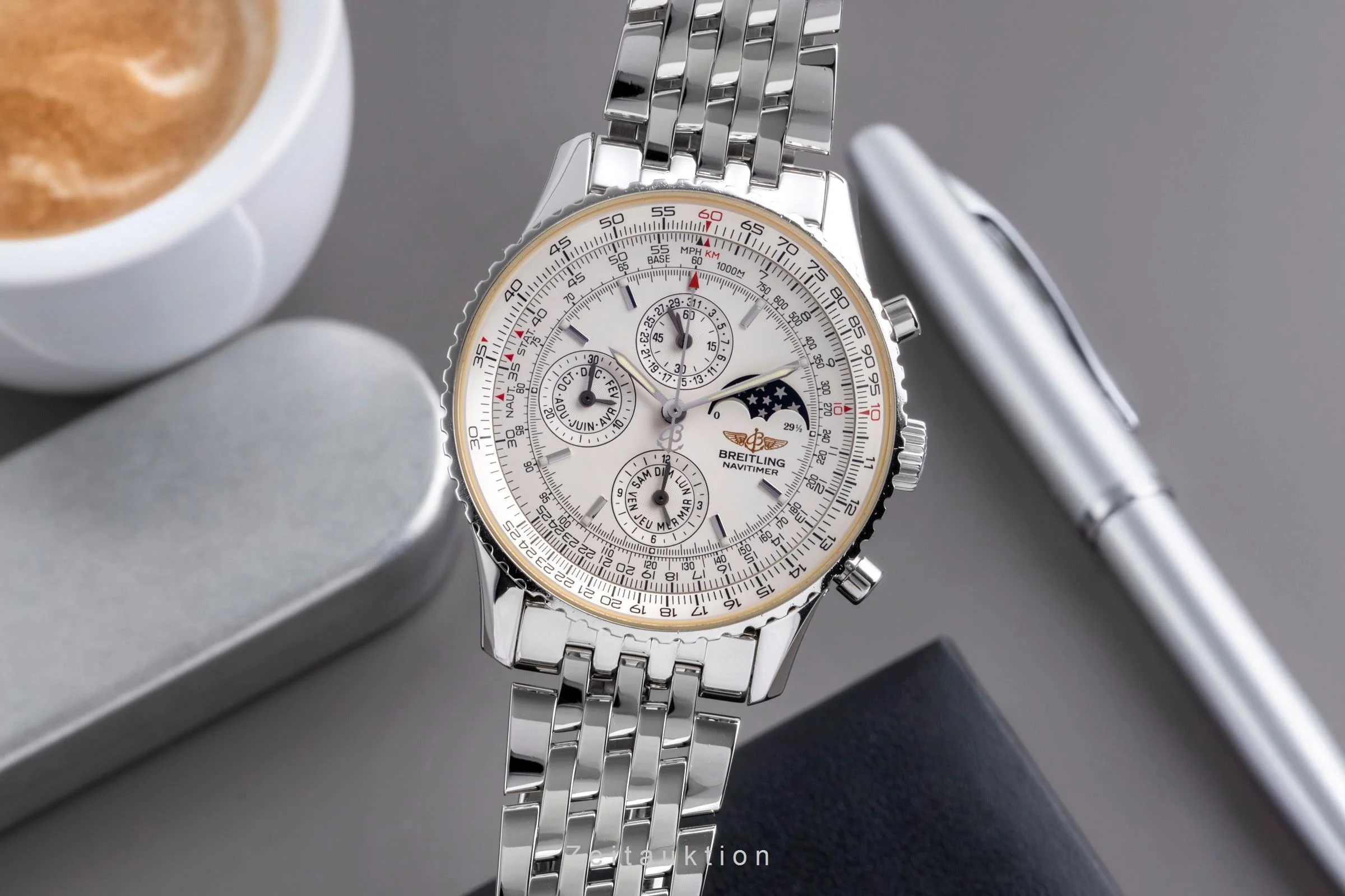 Breitling Navitimer chronograph steel automatic men's watch A19340  [2507296] - Image 2