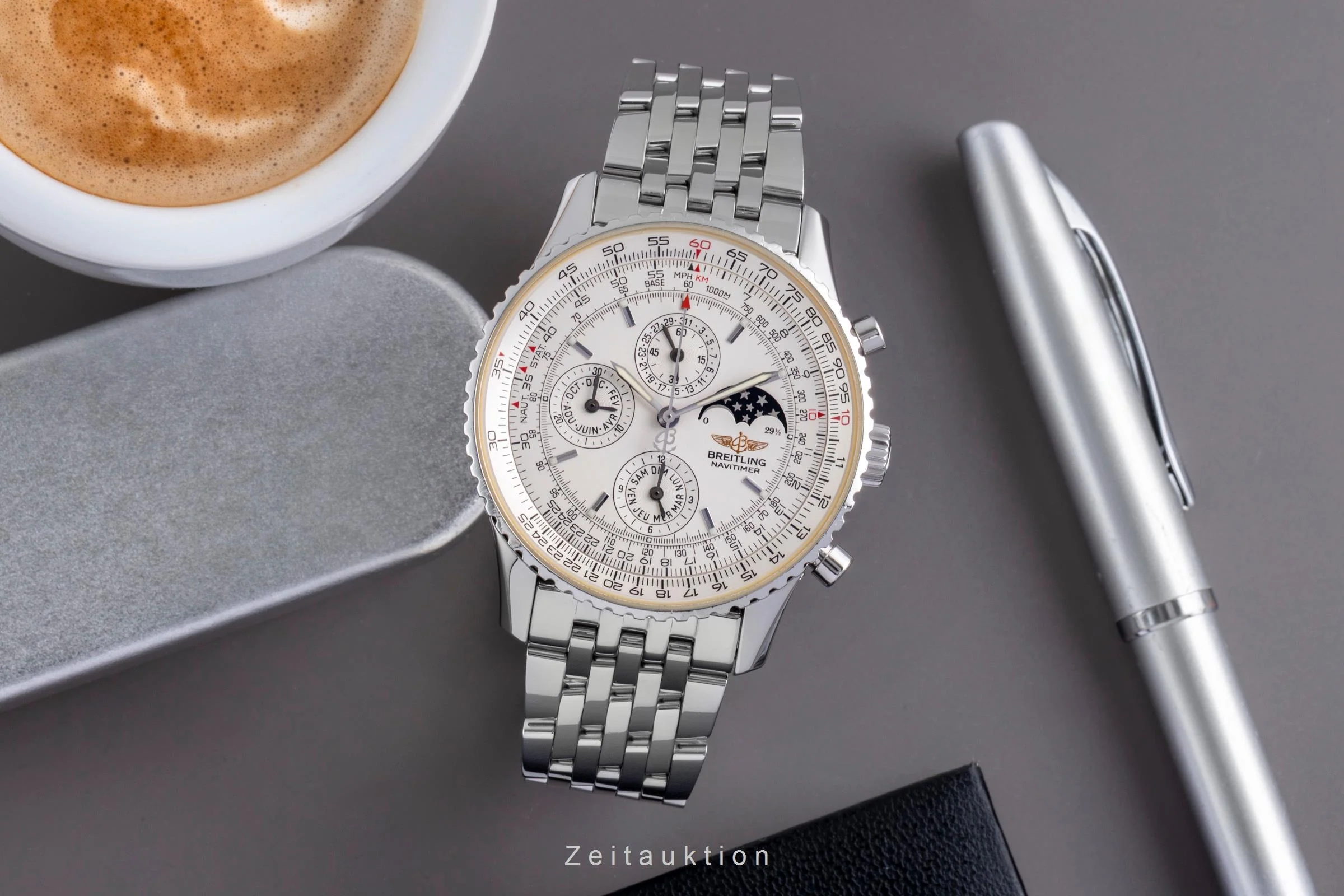 Breitling Navitimer chronograph steel automatic men's watch A19340  [2507296] - Image 4
