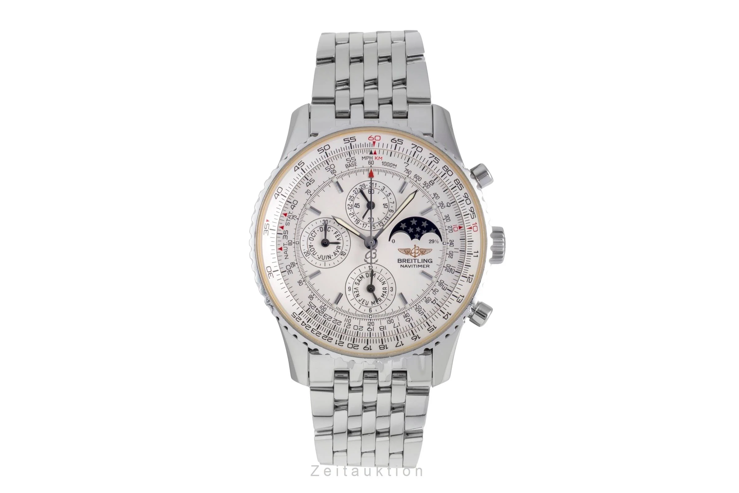 Breitling Navitimer chronograph steel automatic men's watch A19340  [2507296] - Image 5