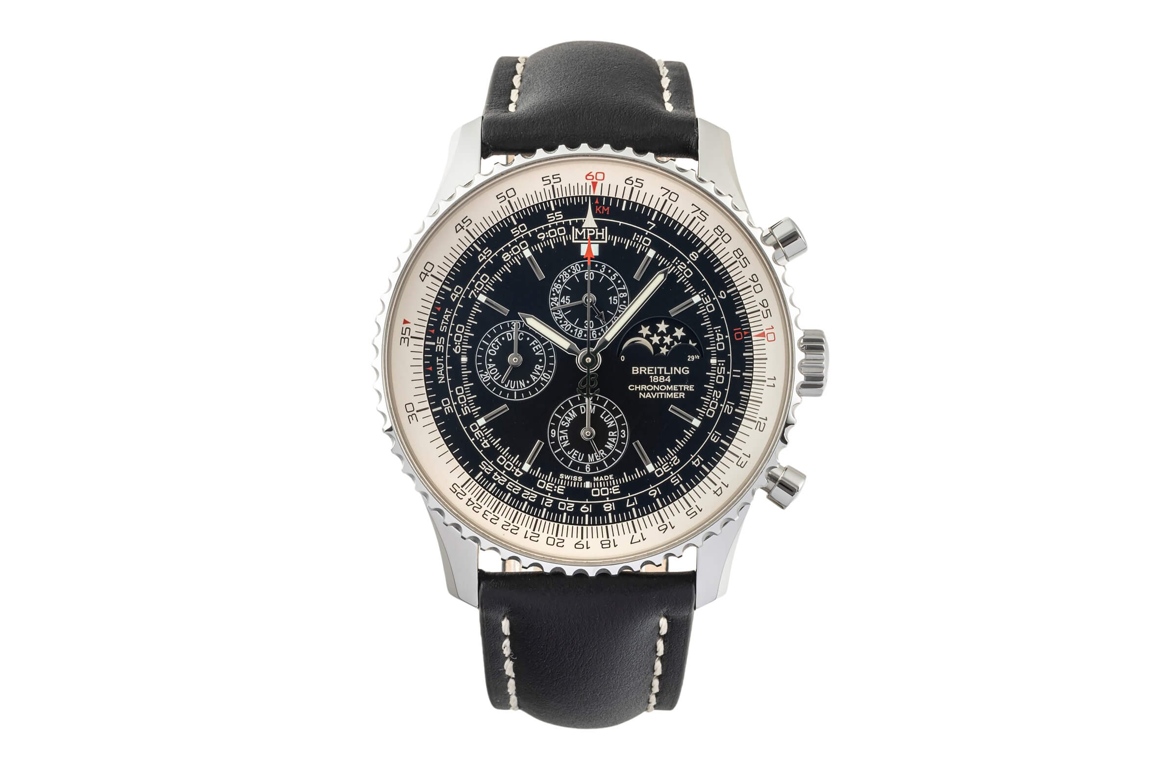 Breitling Navitimer chronograph steel automatic men's watch A19380 Limited  [2403187] - Image 4