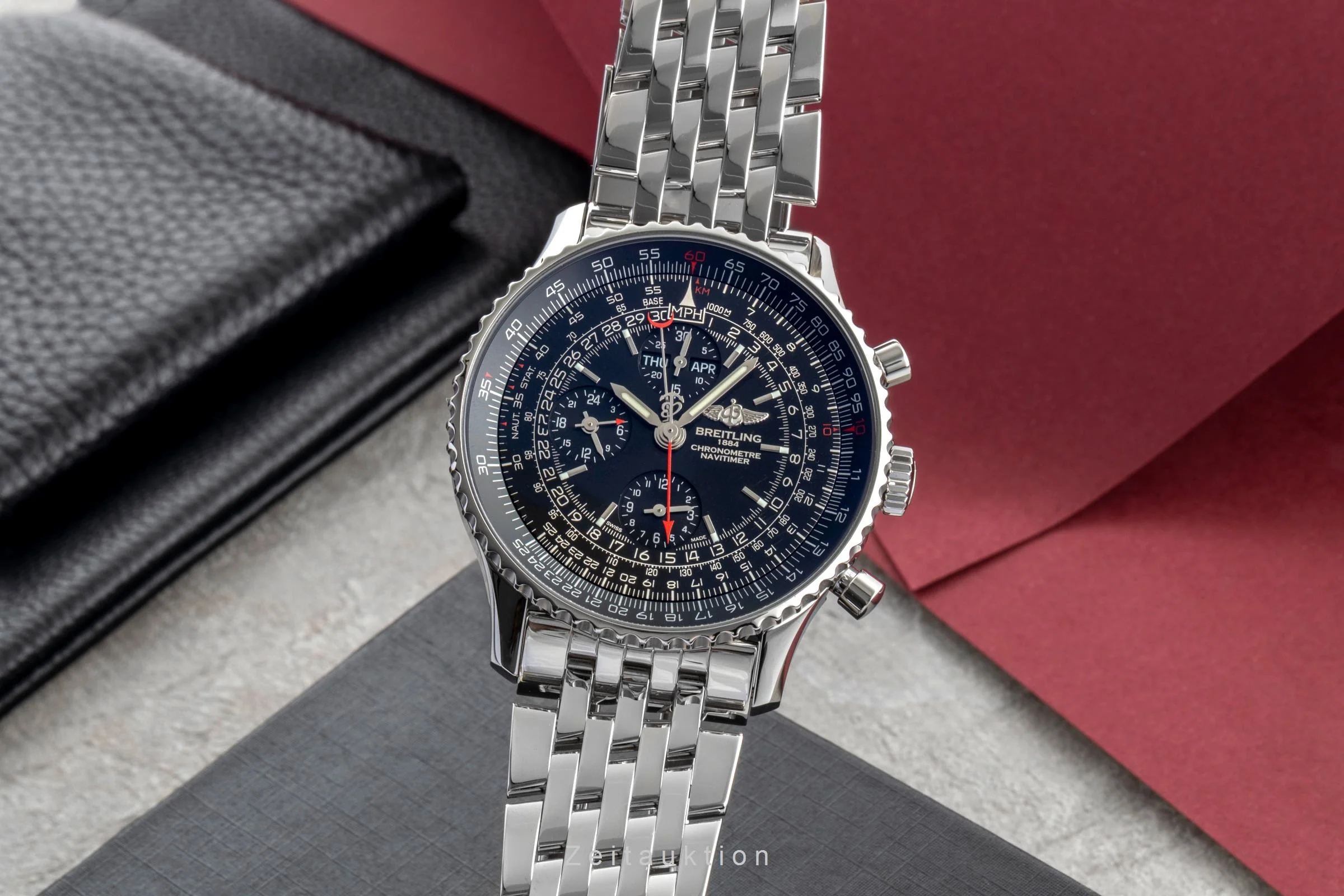 Breitling Navitimer chronograph steel automatic men's watch A2135024/BE62 Limited  [2600731] - Image 2