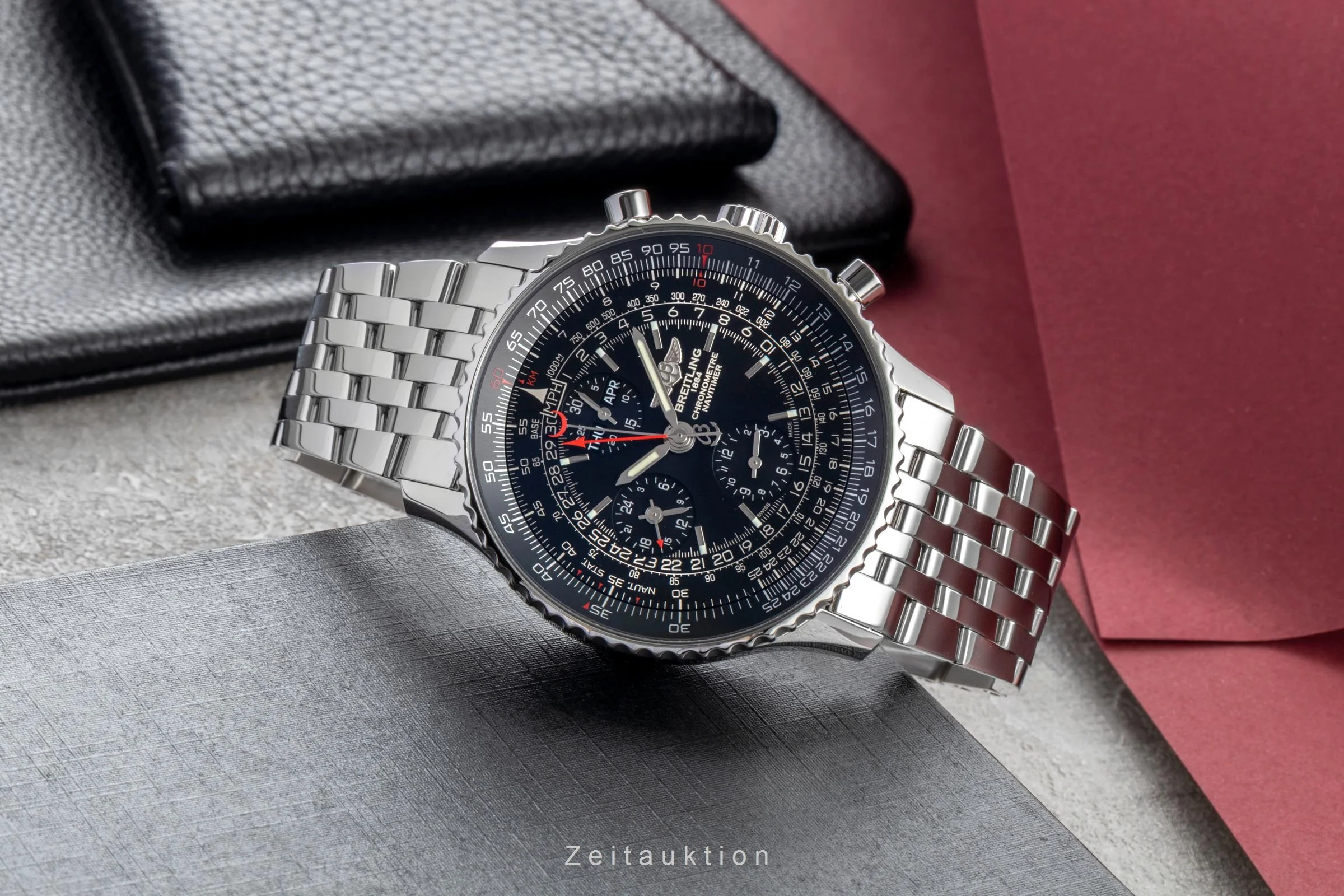 Breitling Navitimer chronograph steel automatic men's watch A2135024/BE62 Limited  [2600731] - Image 3