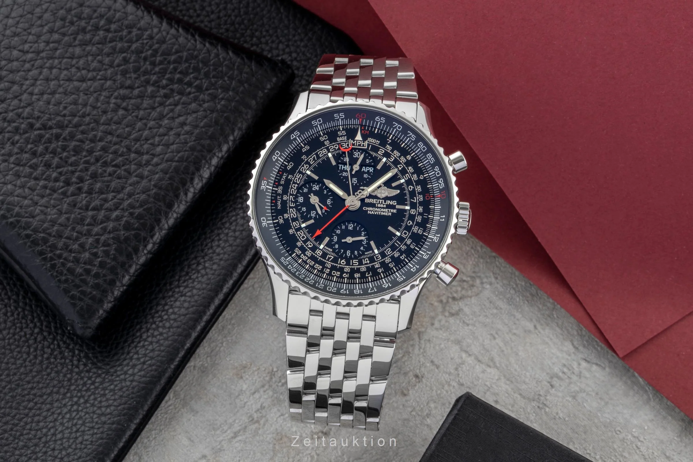 Breitling Navitimer chronograph steel automatic men's watch A2135024/BE62 Limited  [2600731] - Image 4