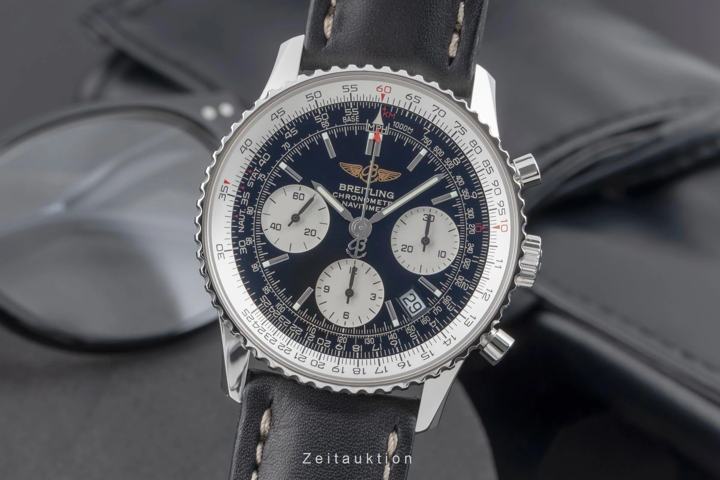 Breitling Navitimer chronograph steel automatic men's watch A23322-011  [2505296] - Image 2