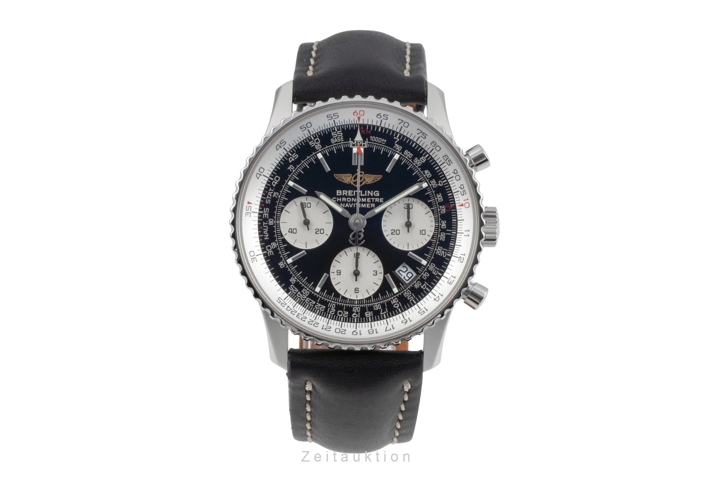 Breitling Navitimer chronograph steel automatic men's watch A23322-011  [2505296] - Image 5
