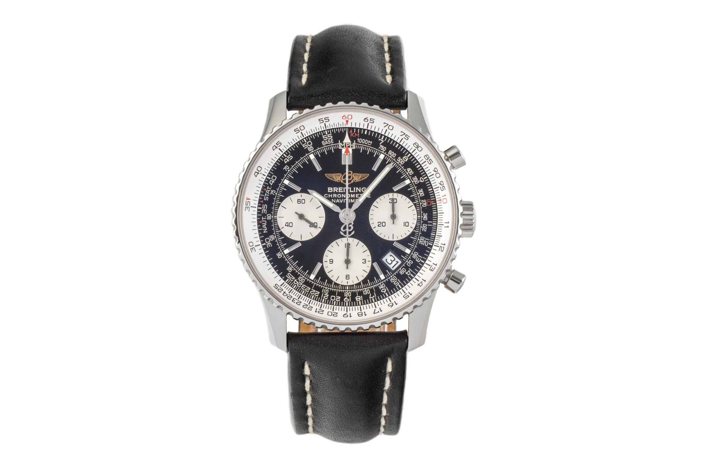 Breitling Navitimer chronograph steel automatic men's watch A23322 LP: 8700EUR  [2301150] - Image 4