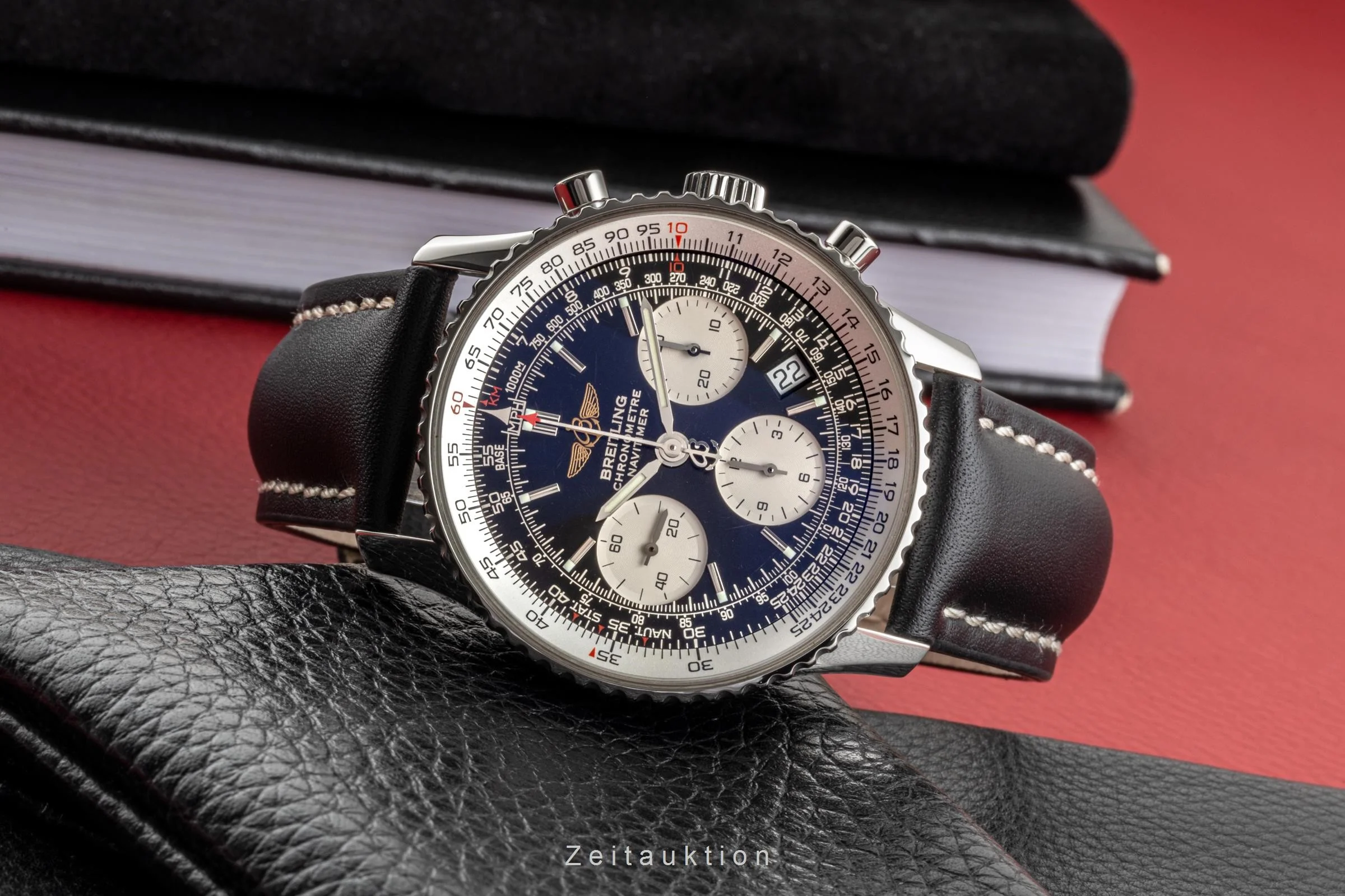 Breitling Navitimer chronograph steel automatic men's watch A23322 LP: 5850EUR  [2301442] - Image 2
