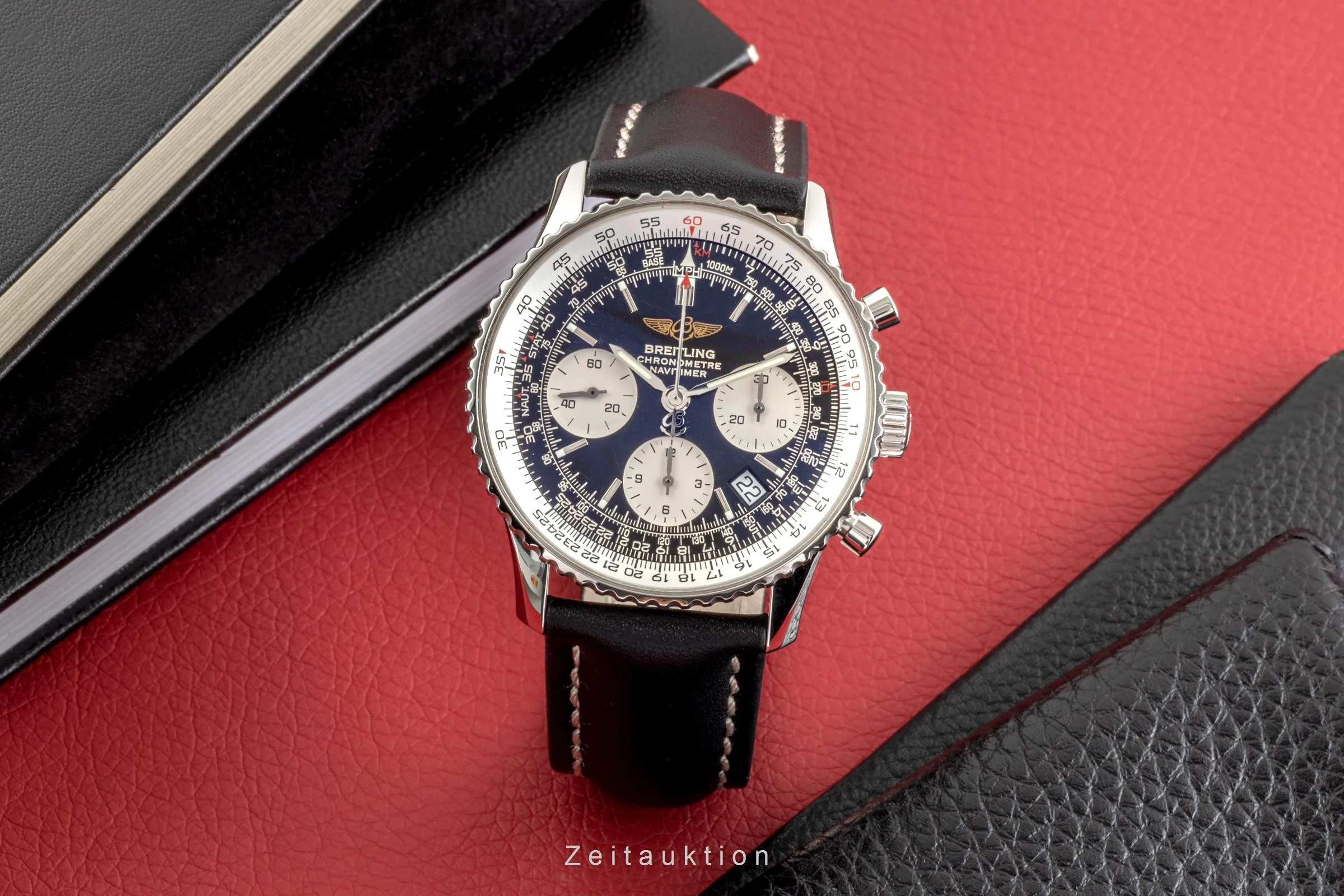 Breitling Navitimer chronograph steel automatic men's watch A23322 LP: 5850EUR  [2301442] - Image 3