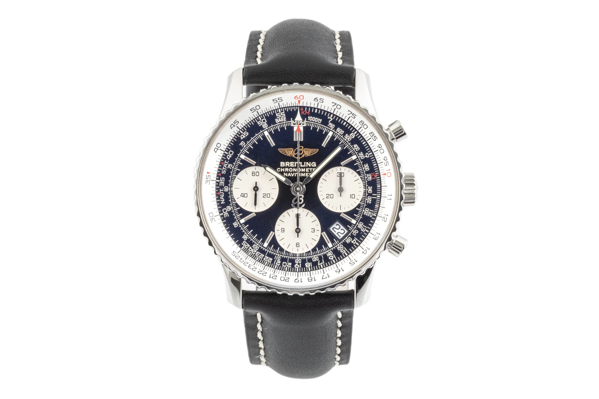 Breitling Navitimer chronograph steel automatic men's watch A23322 LP: 5850EUR  [2301442] - Image 4