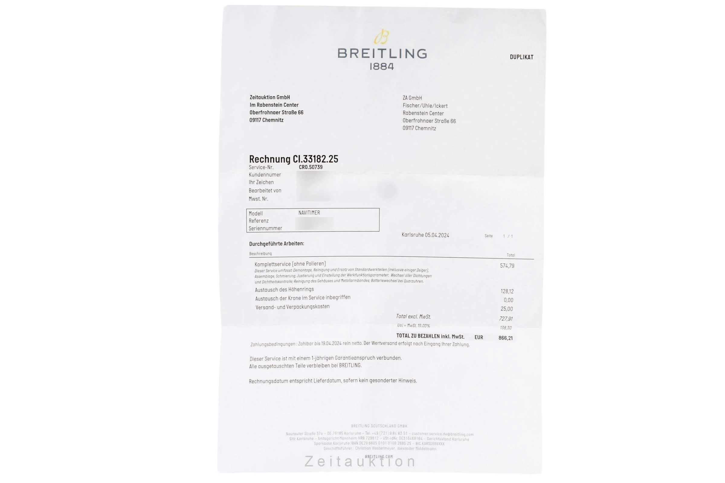 Breitling Navitimer chronograph steel automatic men's watch A23322 LP: 8950EUR  [2400931] - Image 9