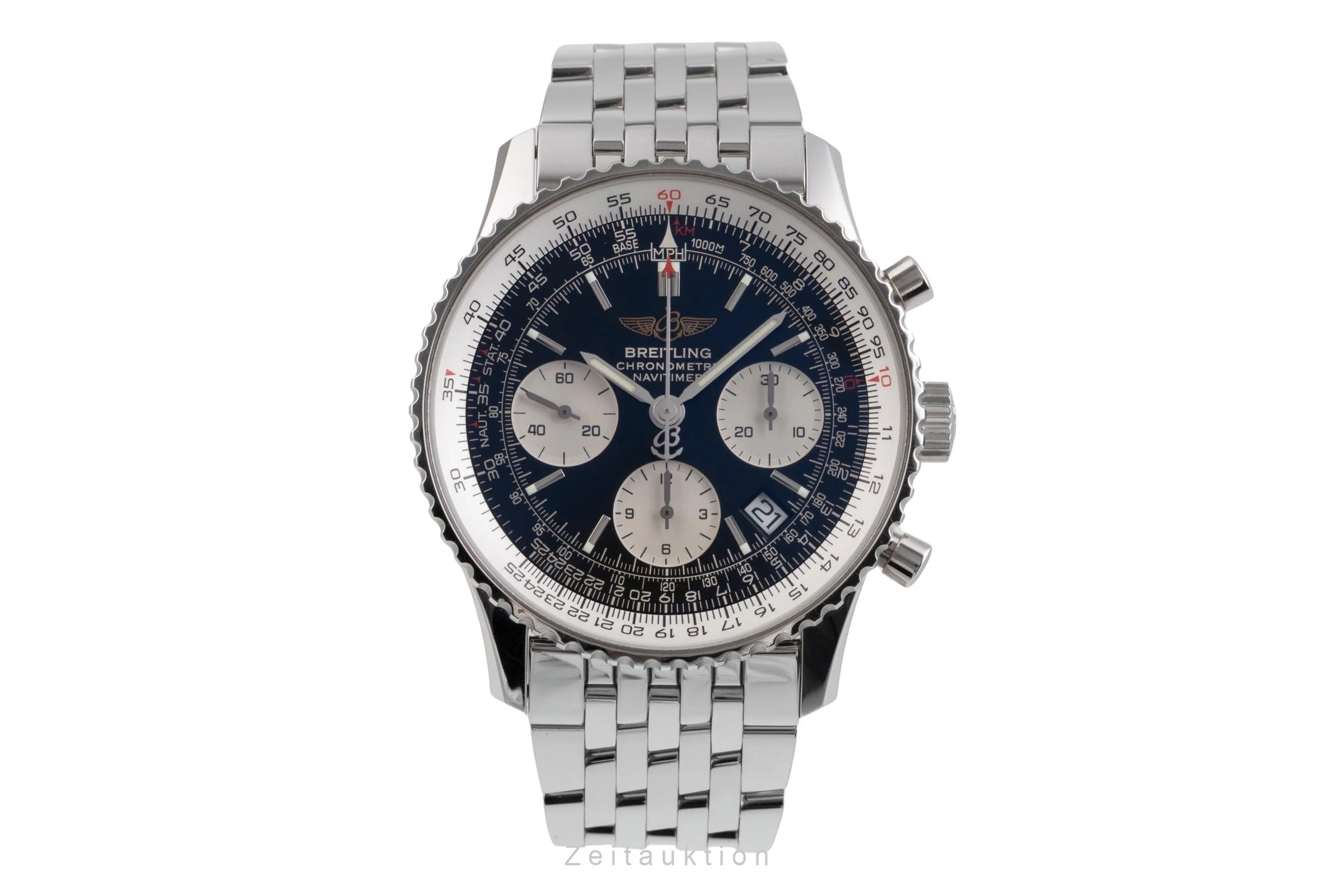 Breitling Navitimer chronograph steel automatic men's watch A23322  [2504410] - Image 5