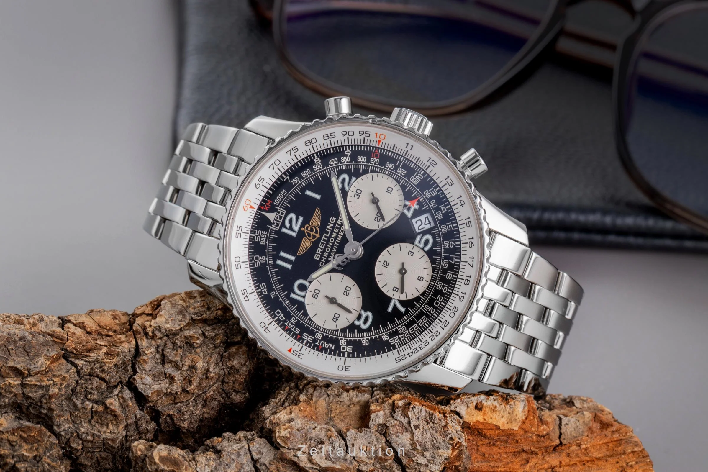 Breitling Navitimer chronograph steel automatic men's watch A23322  [2507310] - Image 3