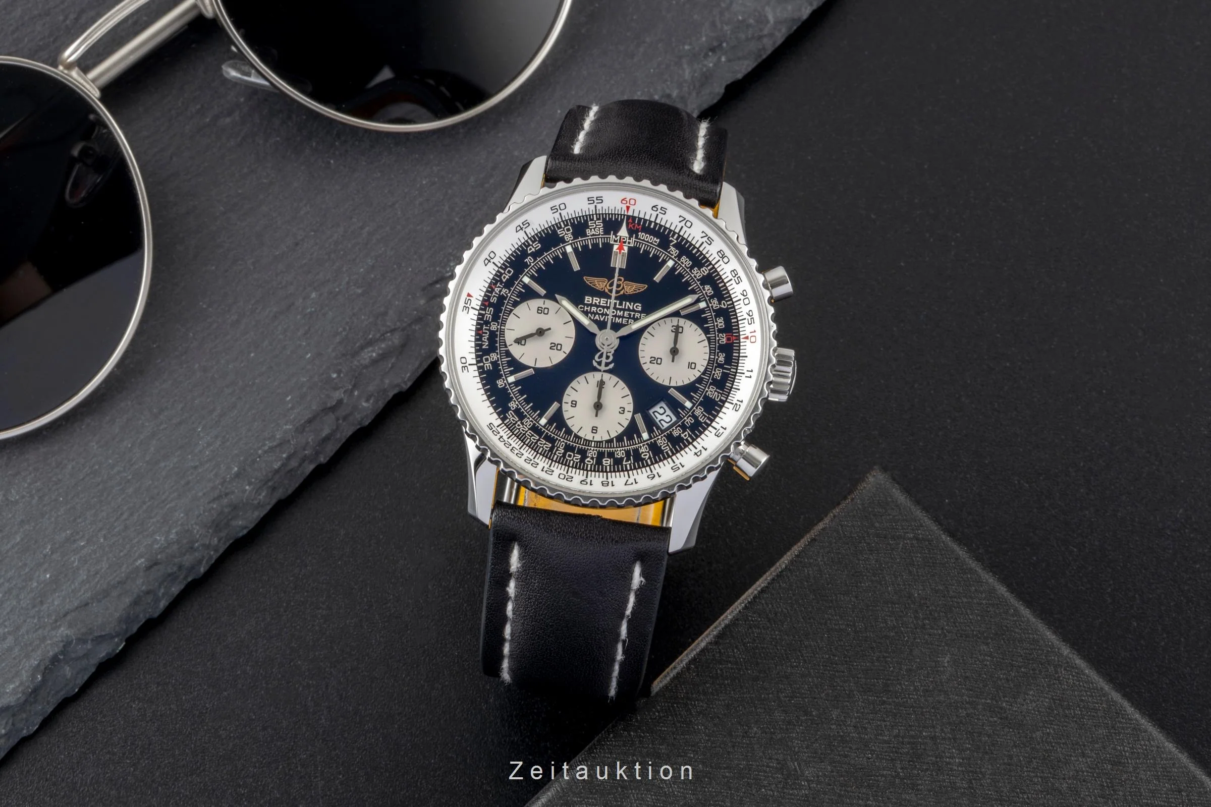 Breitling Navitimer chronograph steel automatic men's watch A2332212  [2600954] - Image 4