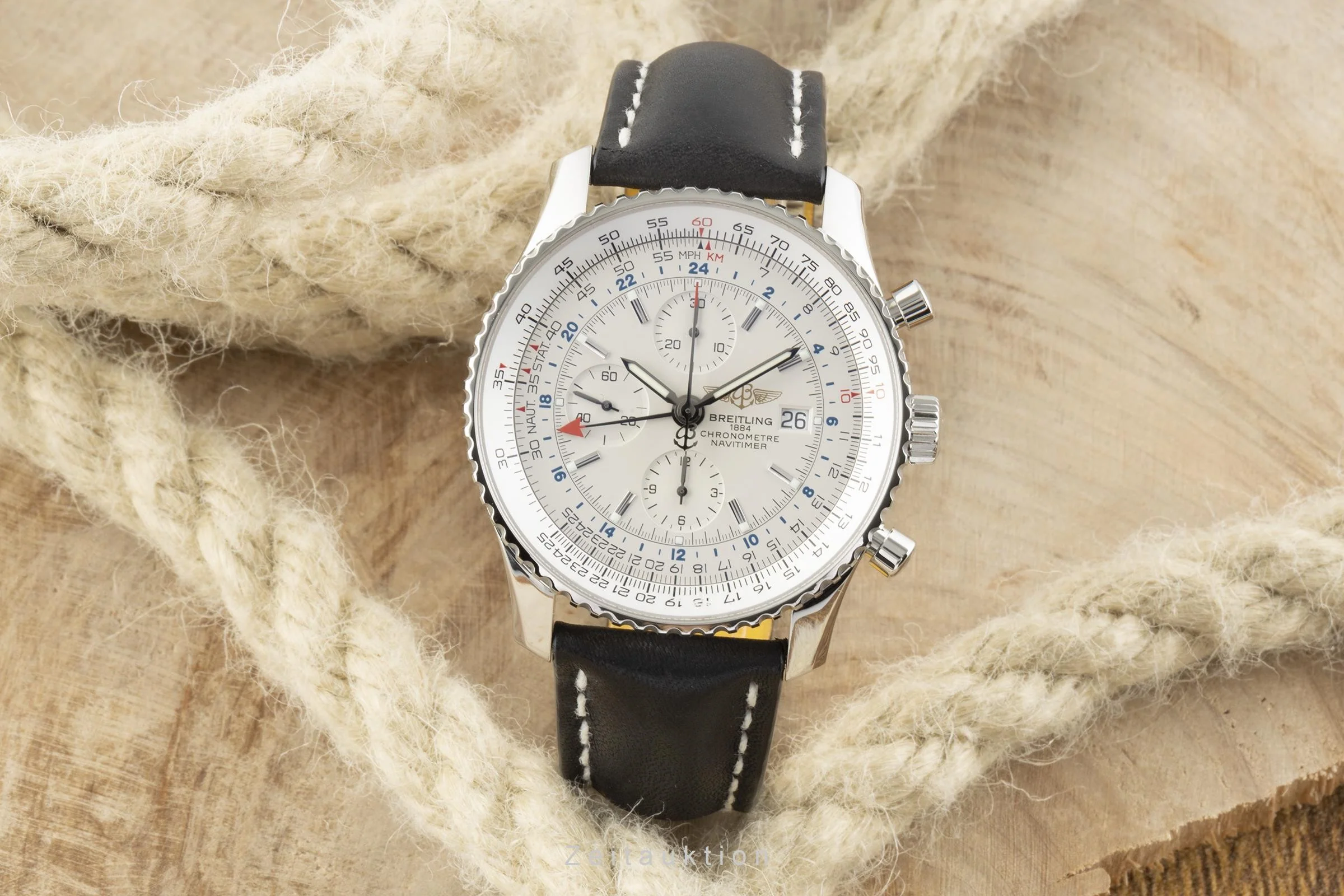 Breitling Navitimer chronograph steel automatic men's watch A24322  [2207279] - Image 2