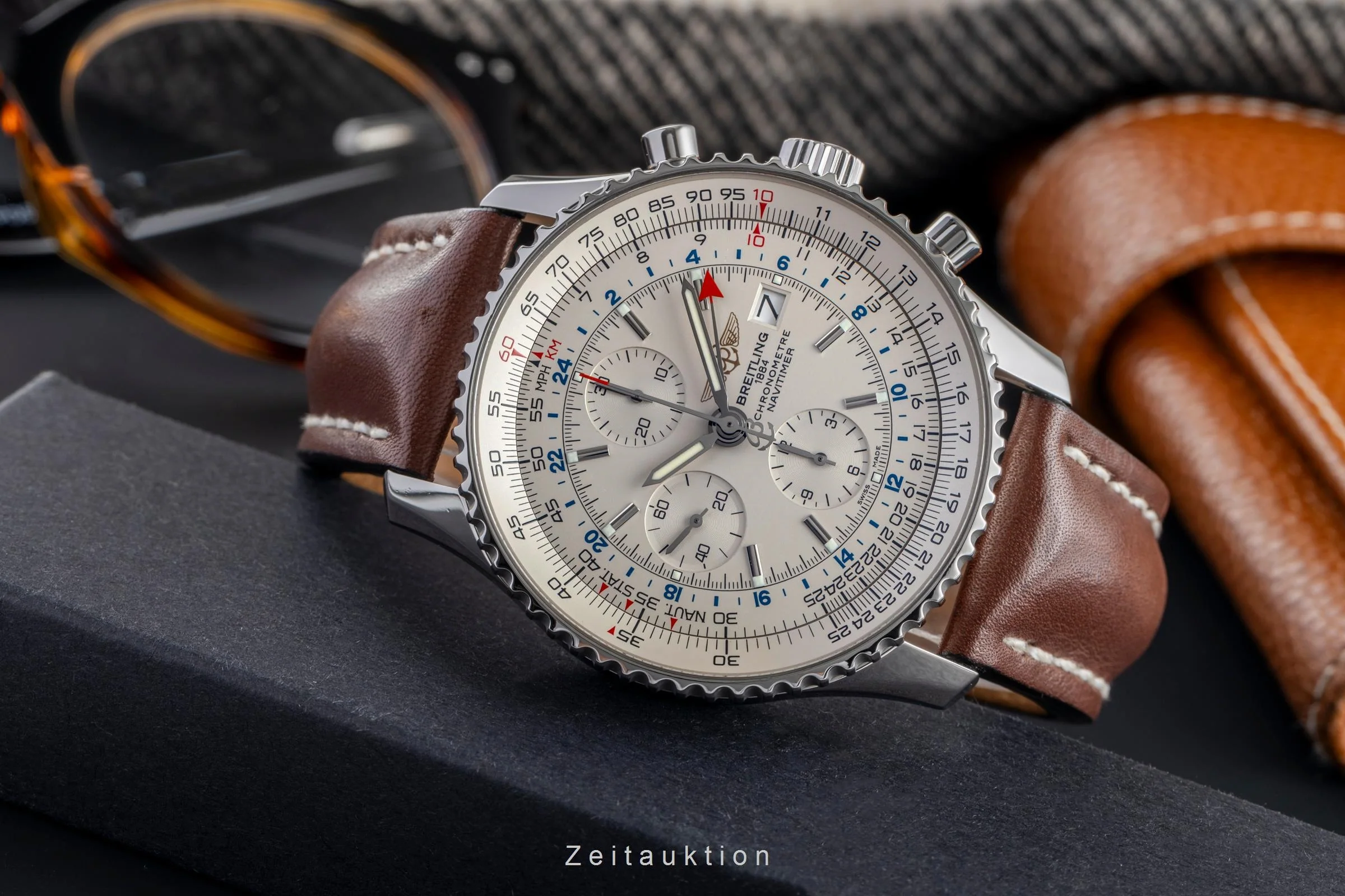 Breitling Navitimer chronograph steel automatic men's watch A24322  [2504472] - Image 3