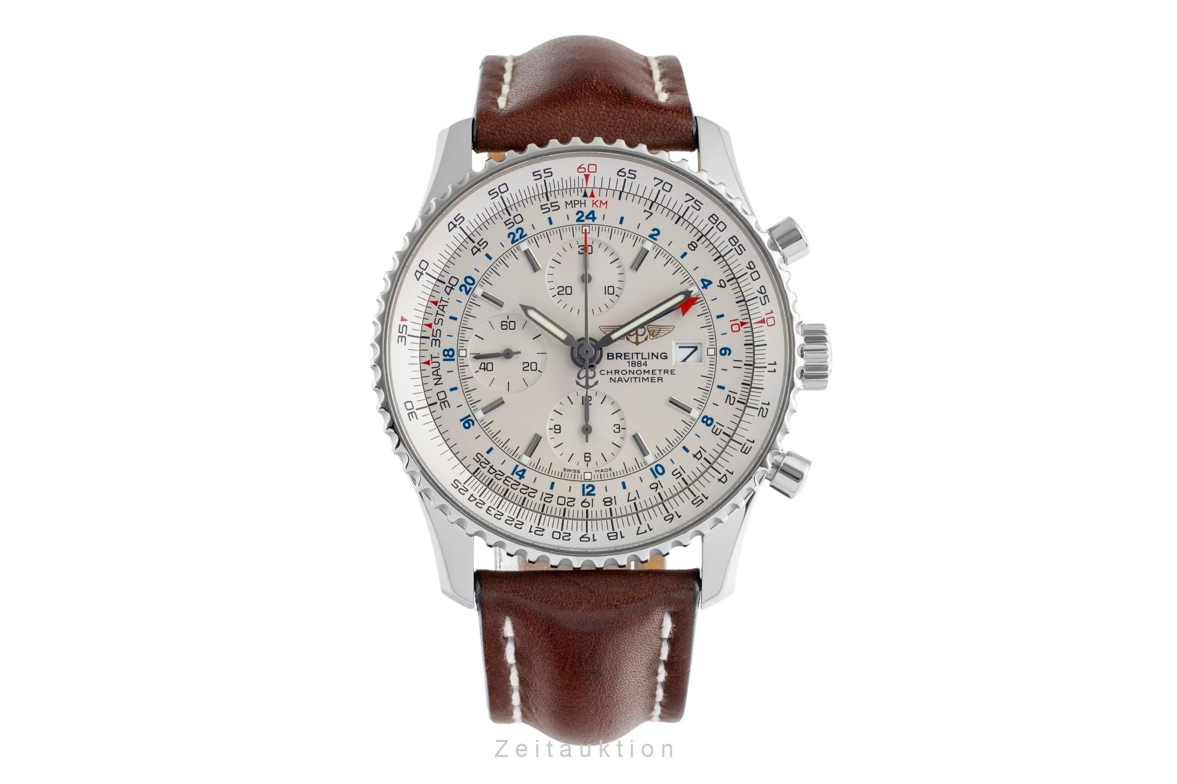 Breitling Navitimer chronograph steel automatic men's watch A24322  [2504472] - Image 5