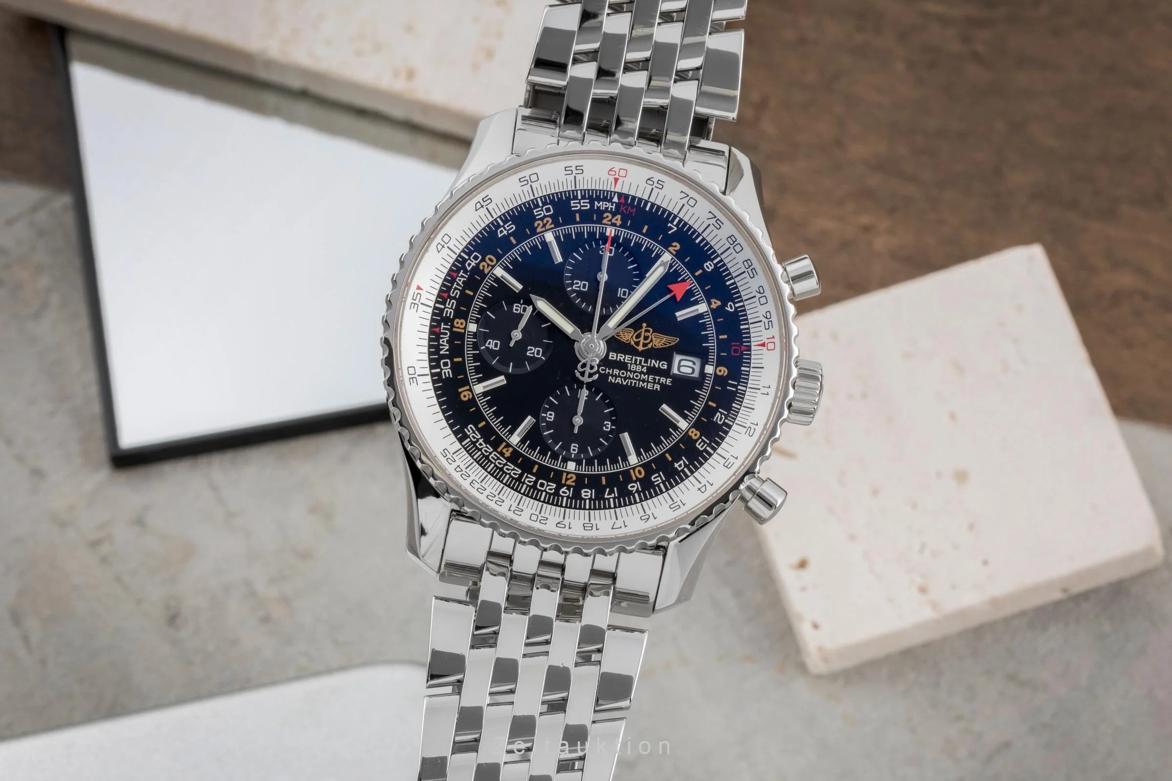Breitling Navitimer chronograph steel automatic men's watch A24322  [2505378] - Image 2