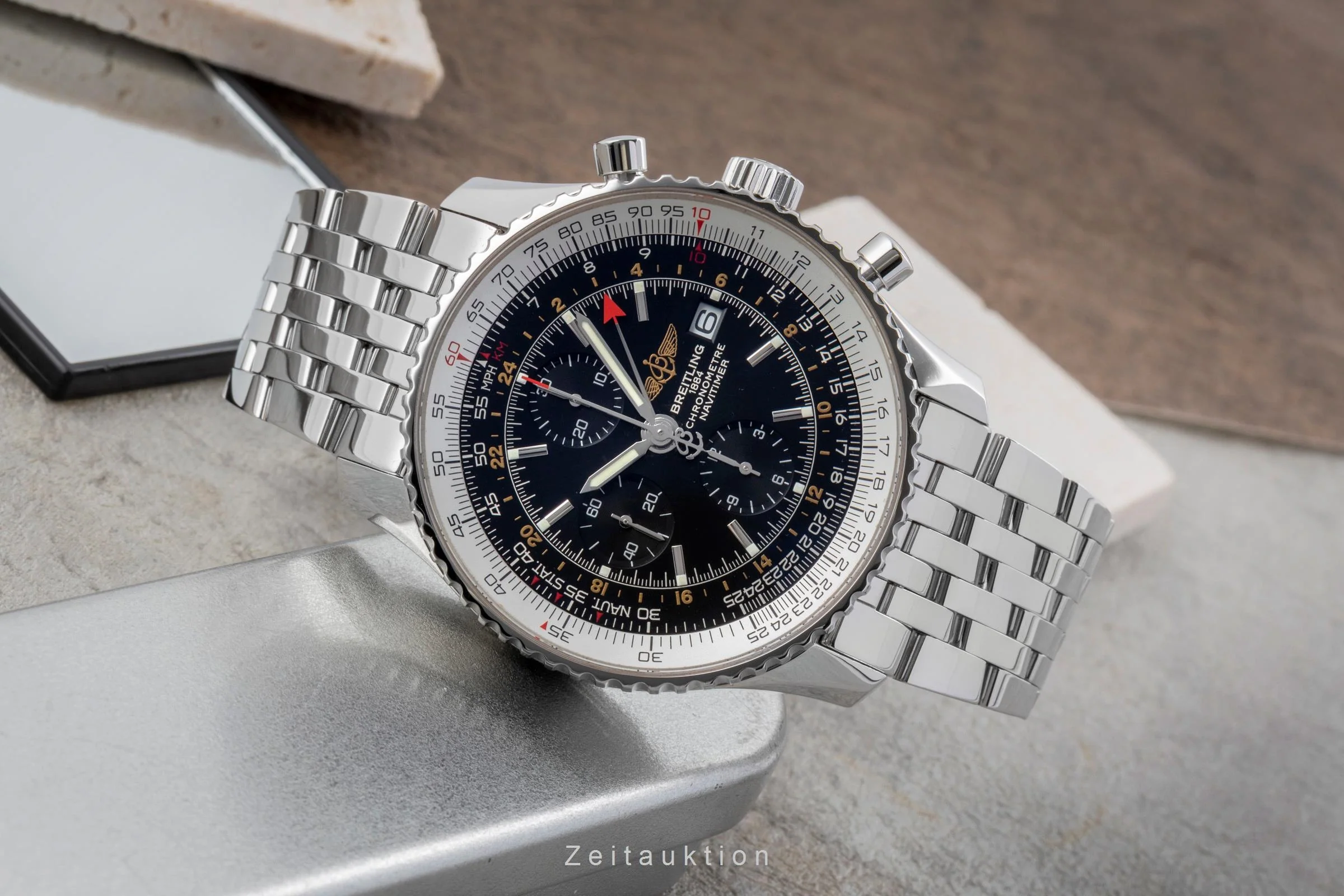 Breitling Navitimer chronograph steel automatic men's watch A24322  [2505378] - Image 3