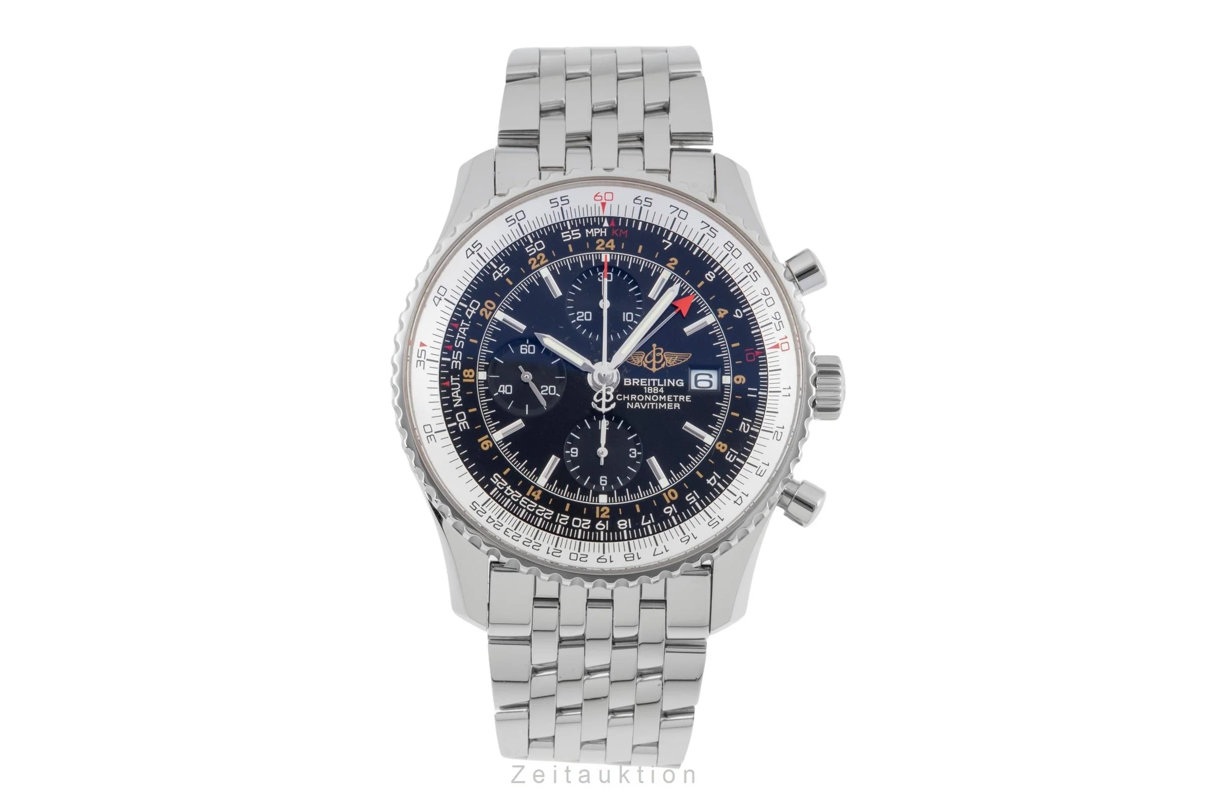 Breitling Navitimer chronograph steel automatic men's watch A24322  [2505378] - Image 5