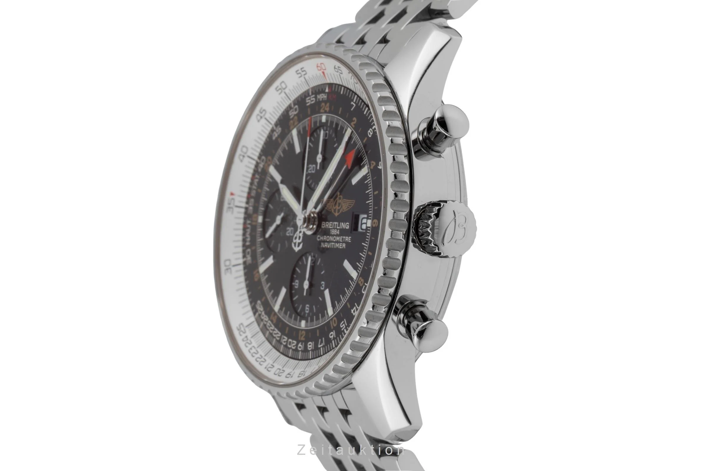 Breitling Navitimer chronograph steel automatic men's watch A24322  [2505378] - Image 7