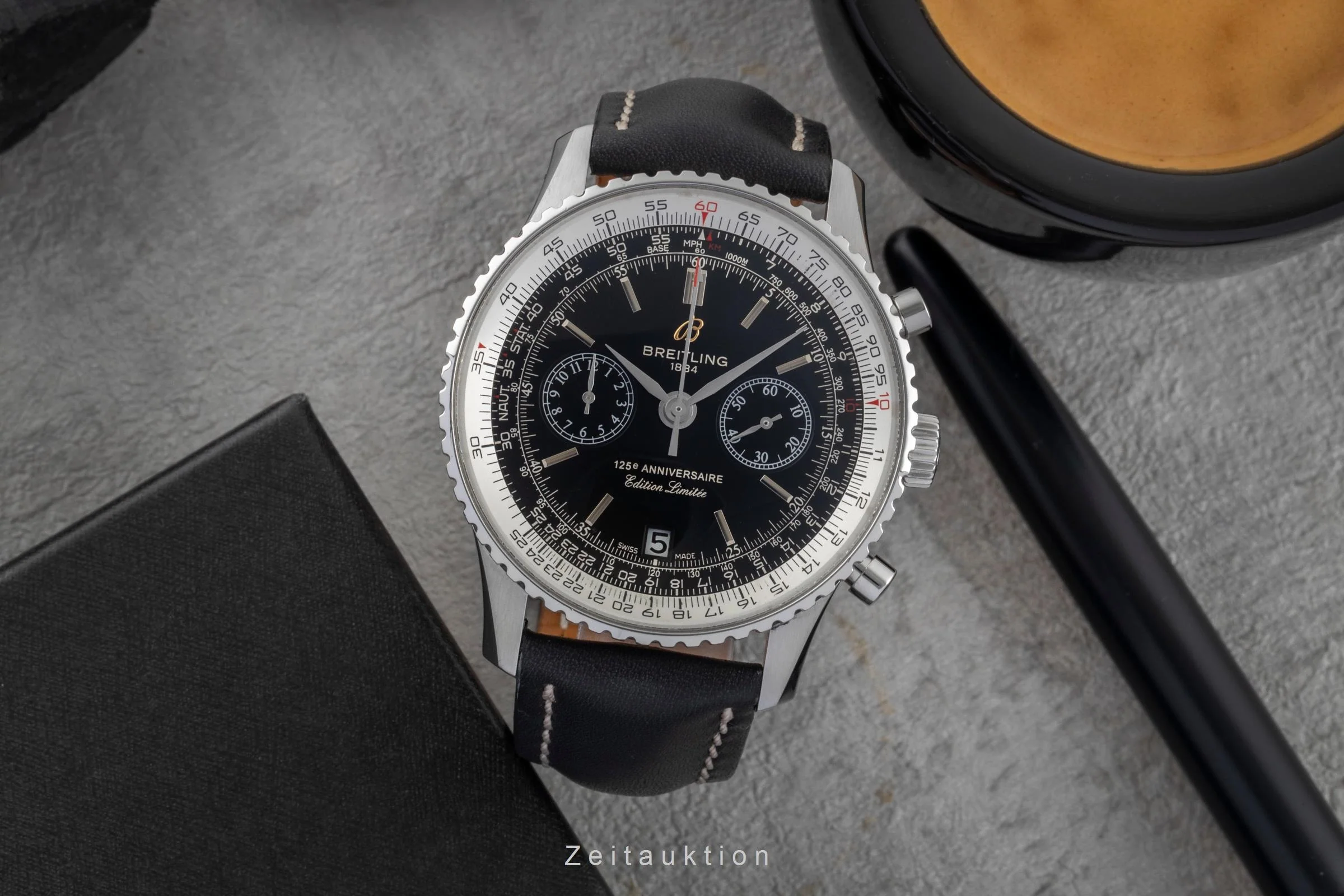Breitling Navitimer chronograph steel automatic men's watch A26322 Limited  [2506192] - Image 4