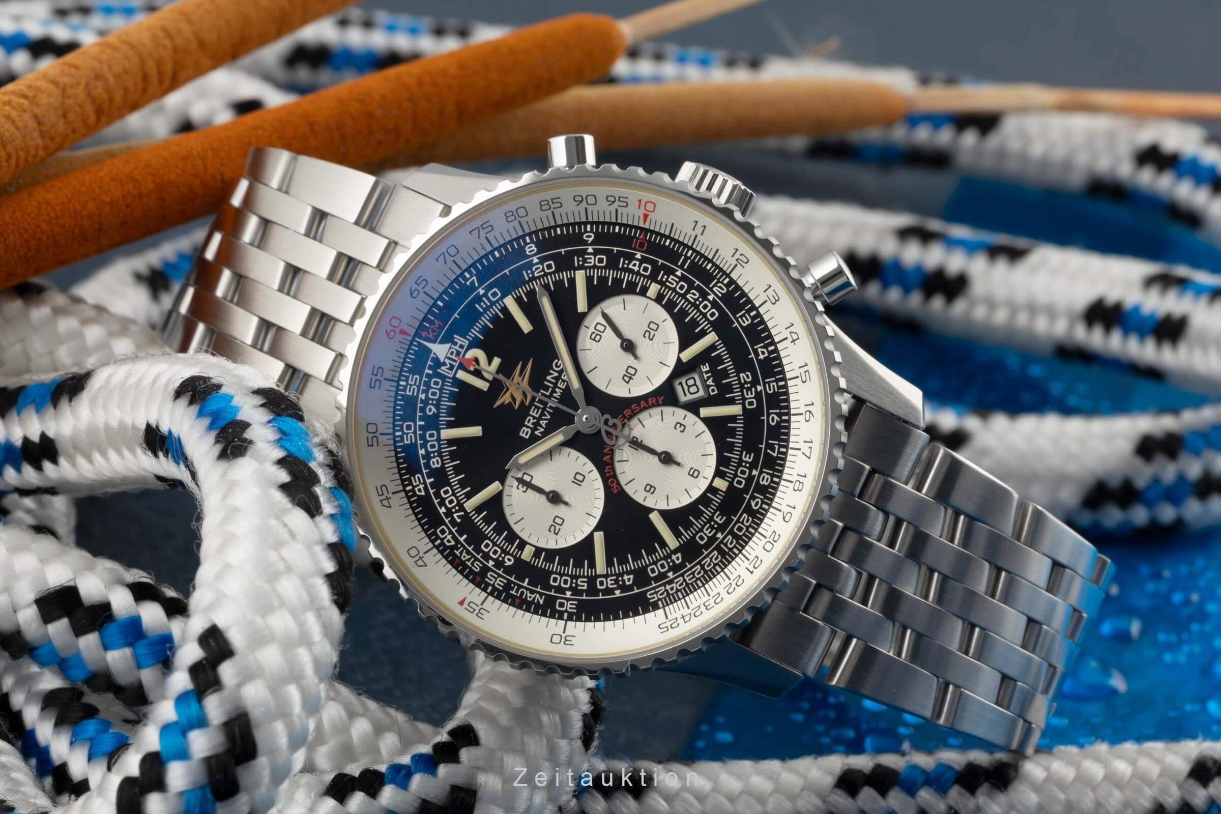 Breitling Navitimer chronograph steel automatic men's watch A41322 LP: 5600EUR  [2402959] - Image 2