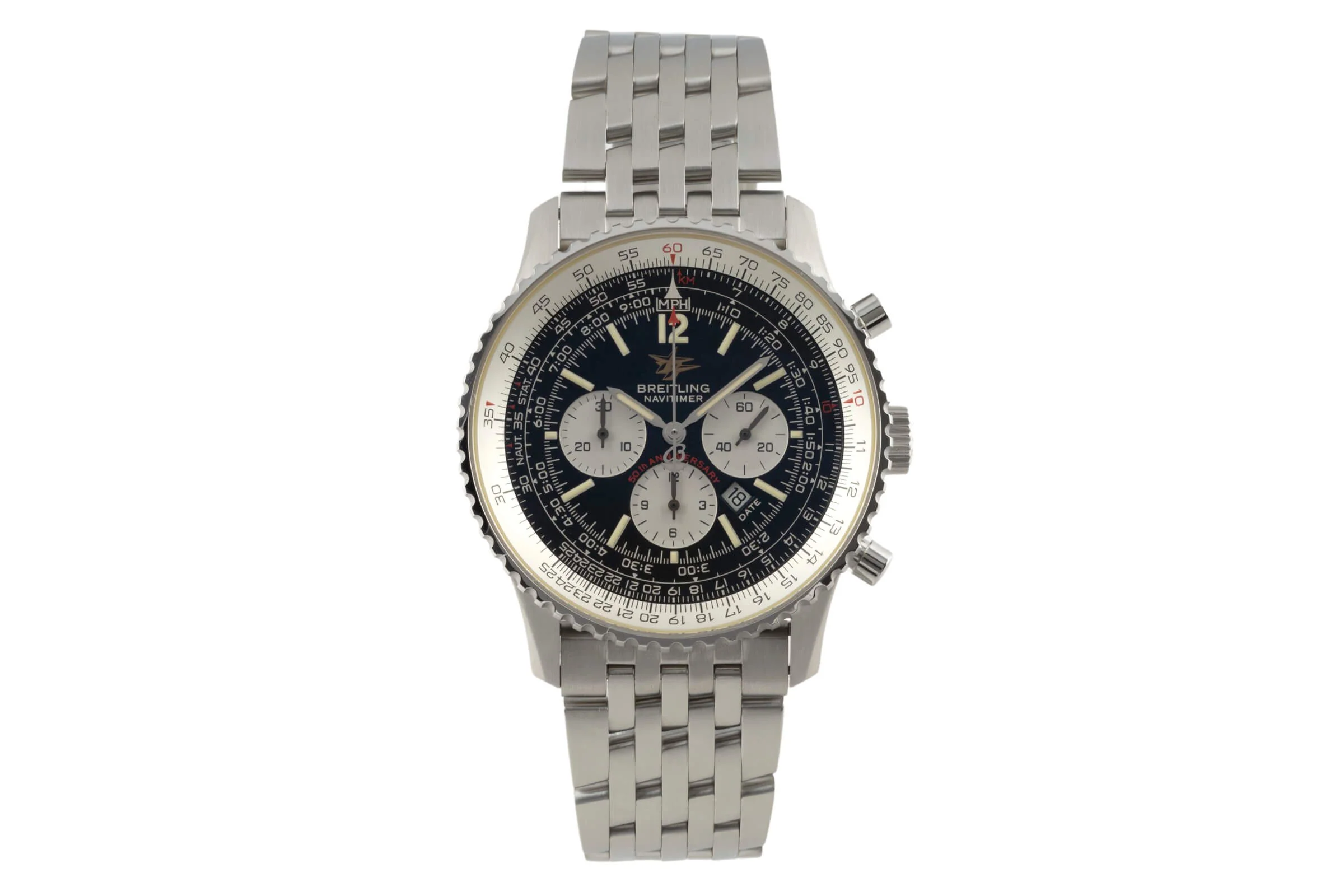 Breitling Navitimer chronograph steel automatic men's watch A41322 LP: 5600EUR  [2402959] - Image 4