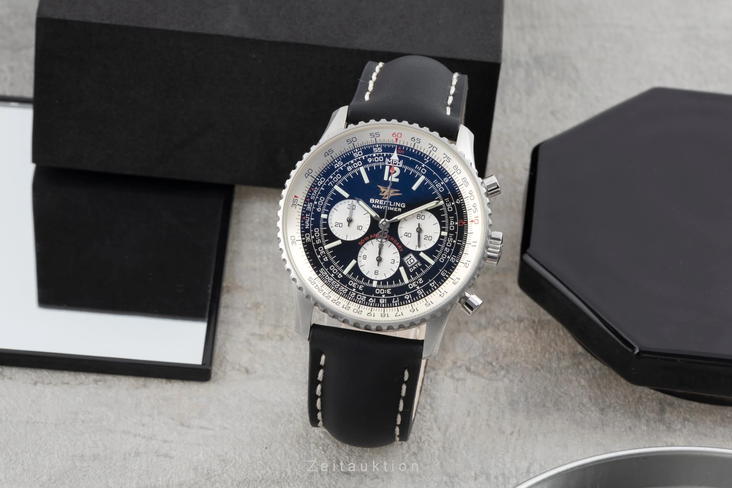 Breitling Navitimer chronograph steel automatic men's watch A41322  [2506641] - Image 4