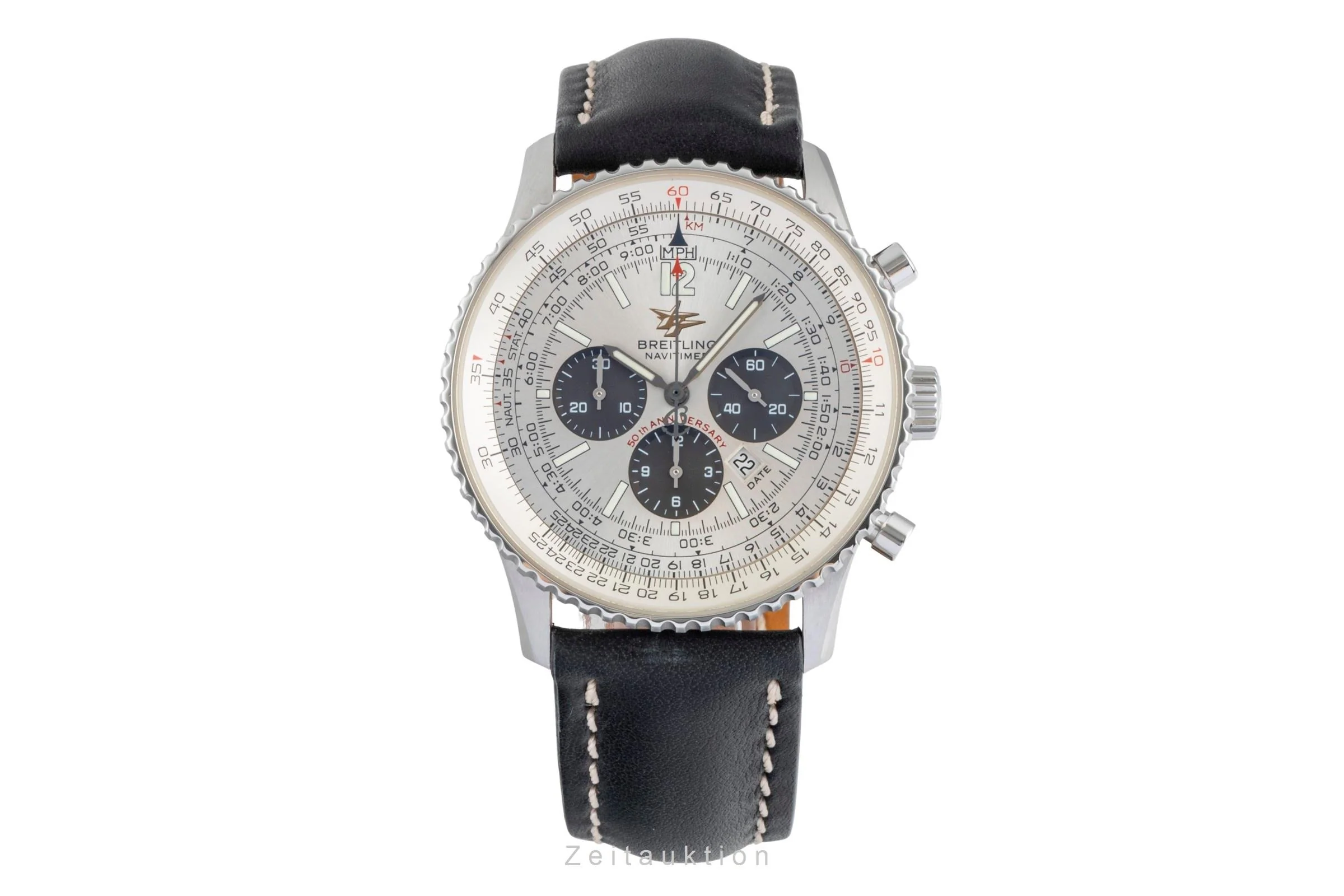 Breitling Navitimer chronograph steel automatic men's watch A4132213/E505  [2503866] - Image 5